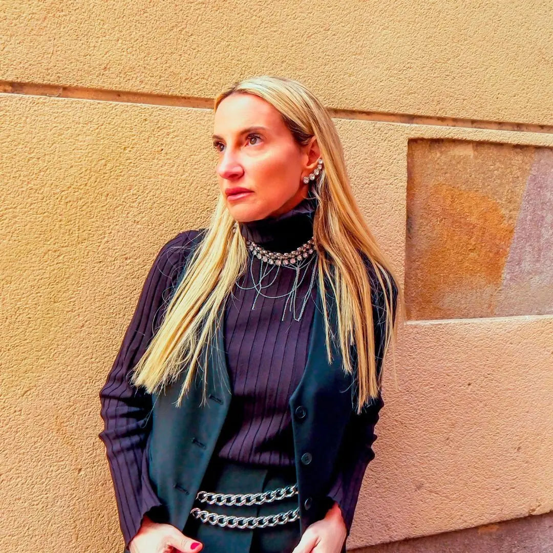 Spike Layered Chain Choker by Juliana Manzini