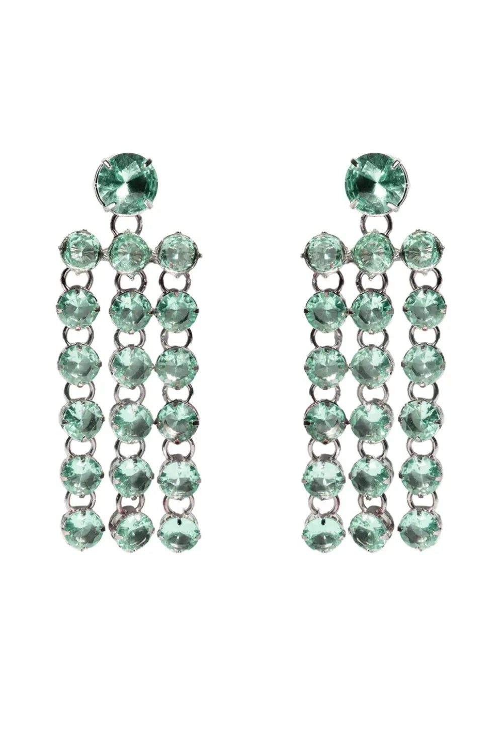 Wishes Light Green Maxi Earrings by Juliana Manzini