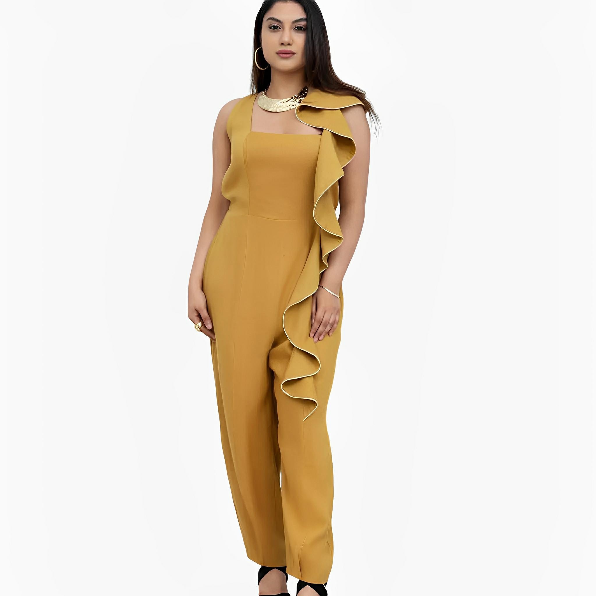 Masha Linen Jumpsuit by Lilly Sarti