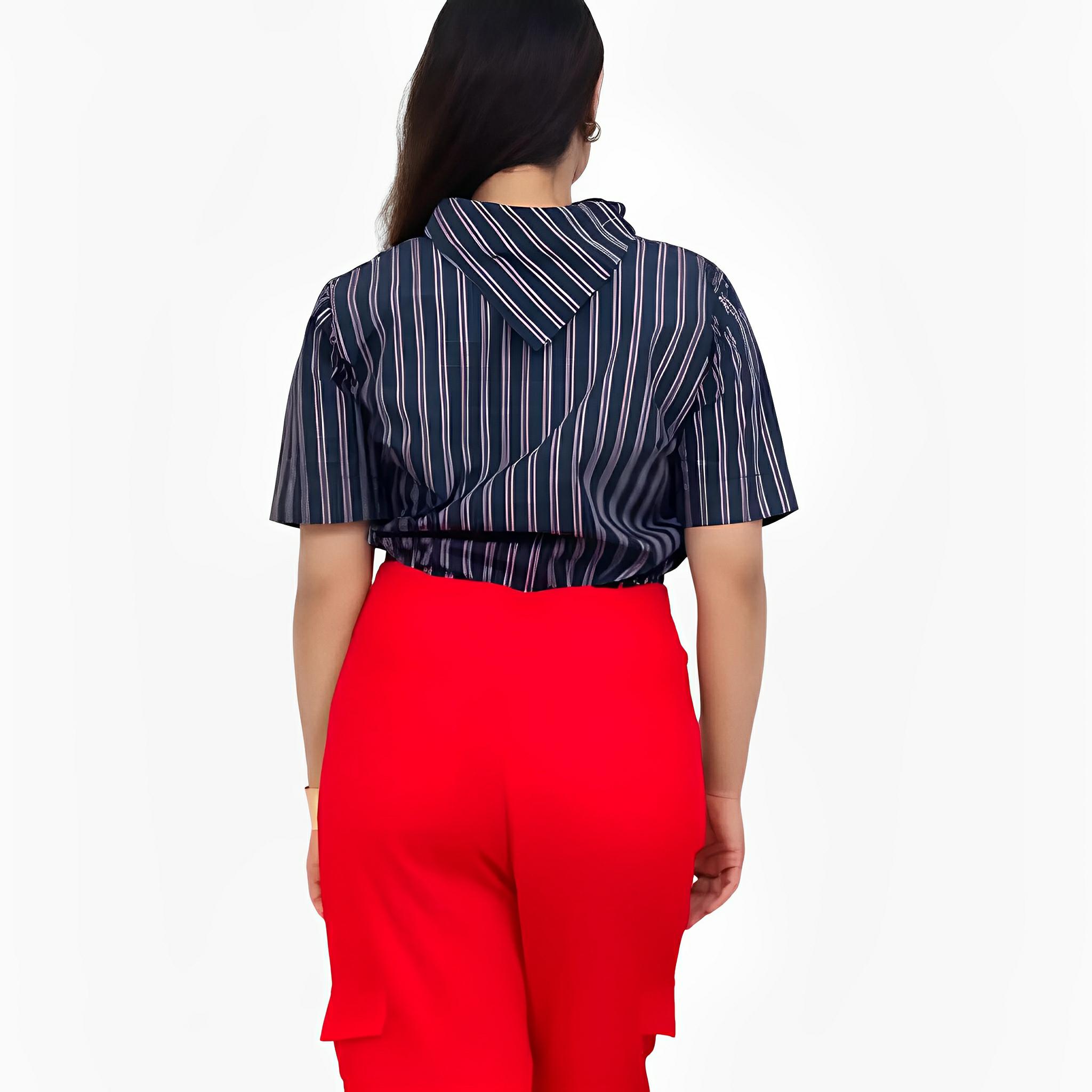 Western Scarf Collar Blouse by Lilly Sarti
