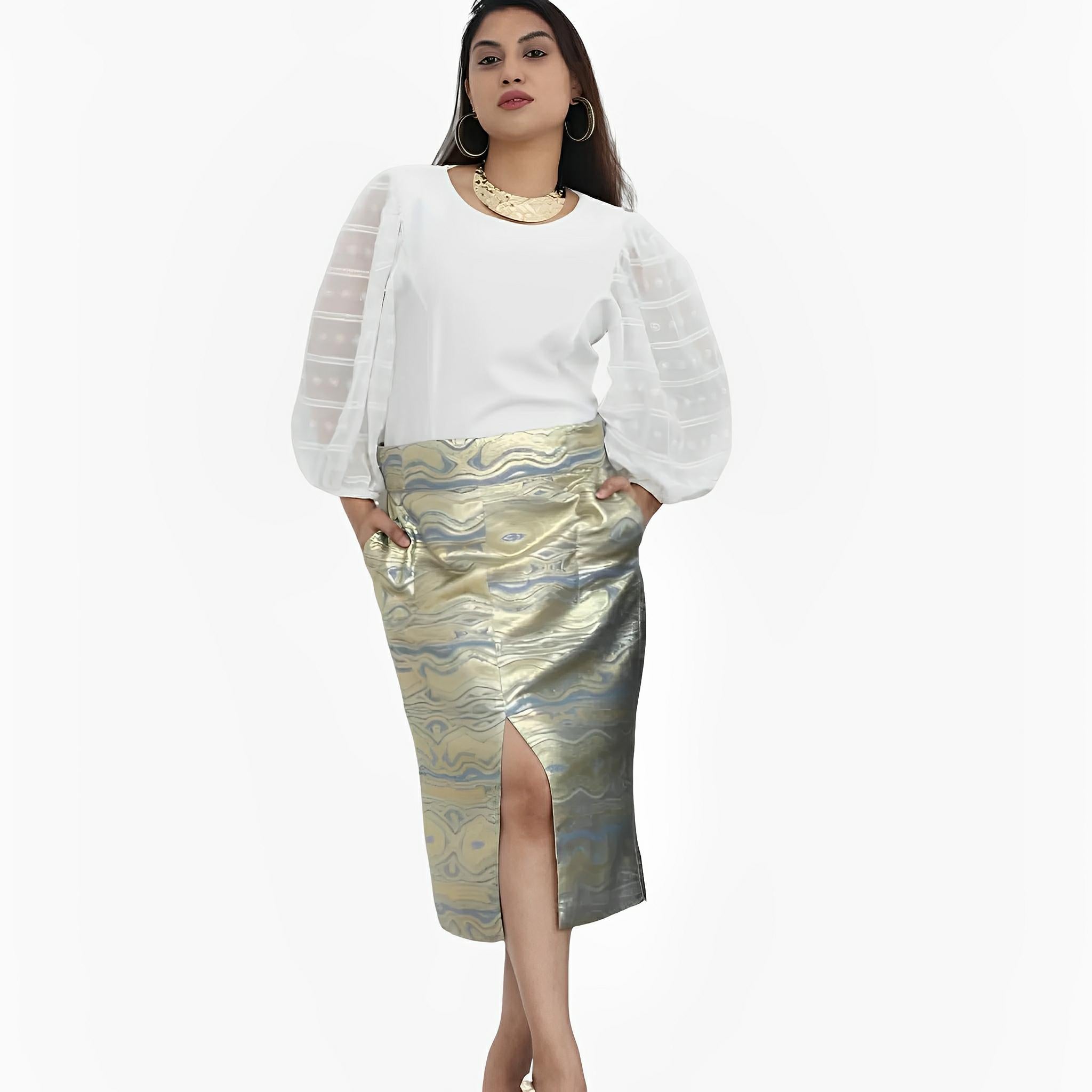 Anish Pencil Skirt by Lilly Sarti