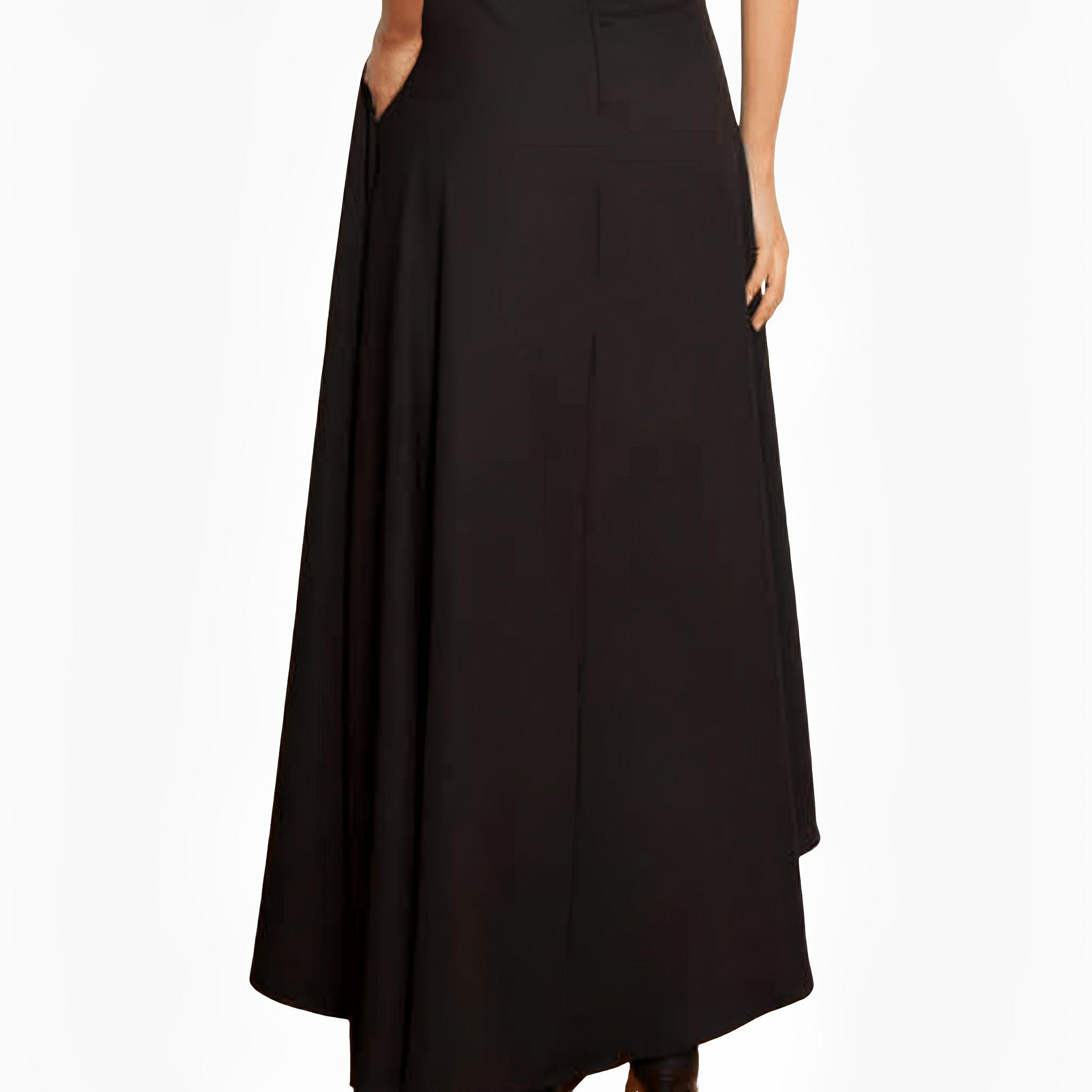Black Tailored Zurich Skirt by Ton Âge