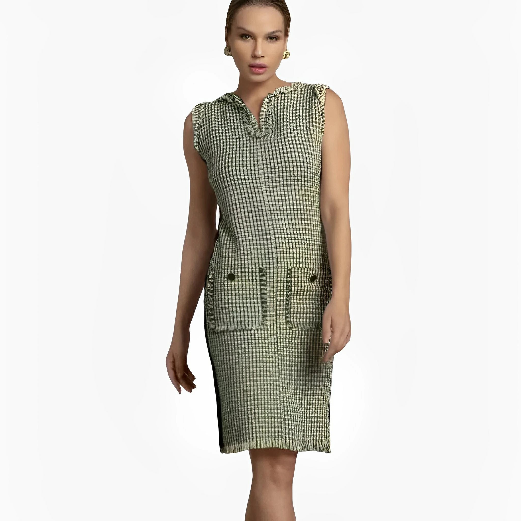 Copenhagen Black Tweed Dress by Ton Âge
