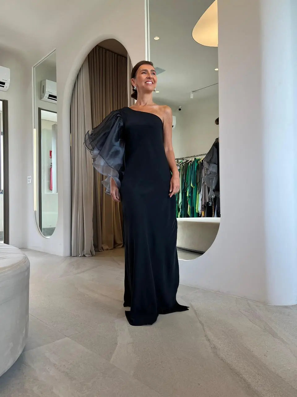 Ághata Ruffle Dress by Bambu