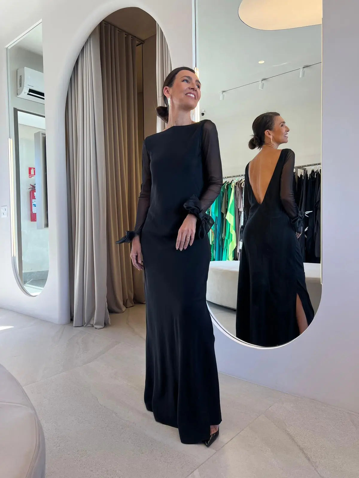 Monique Black Dress by Bambu