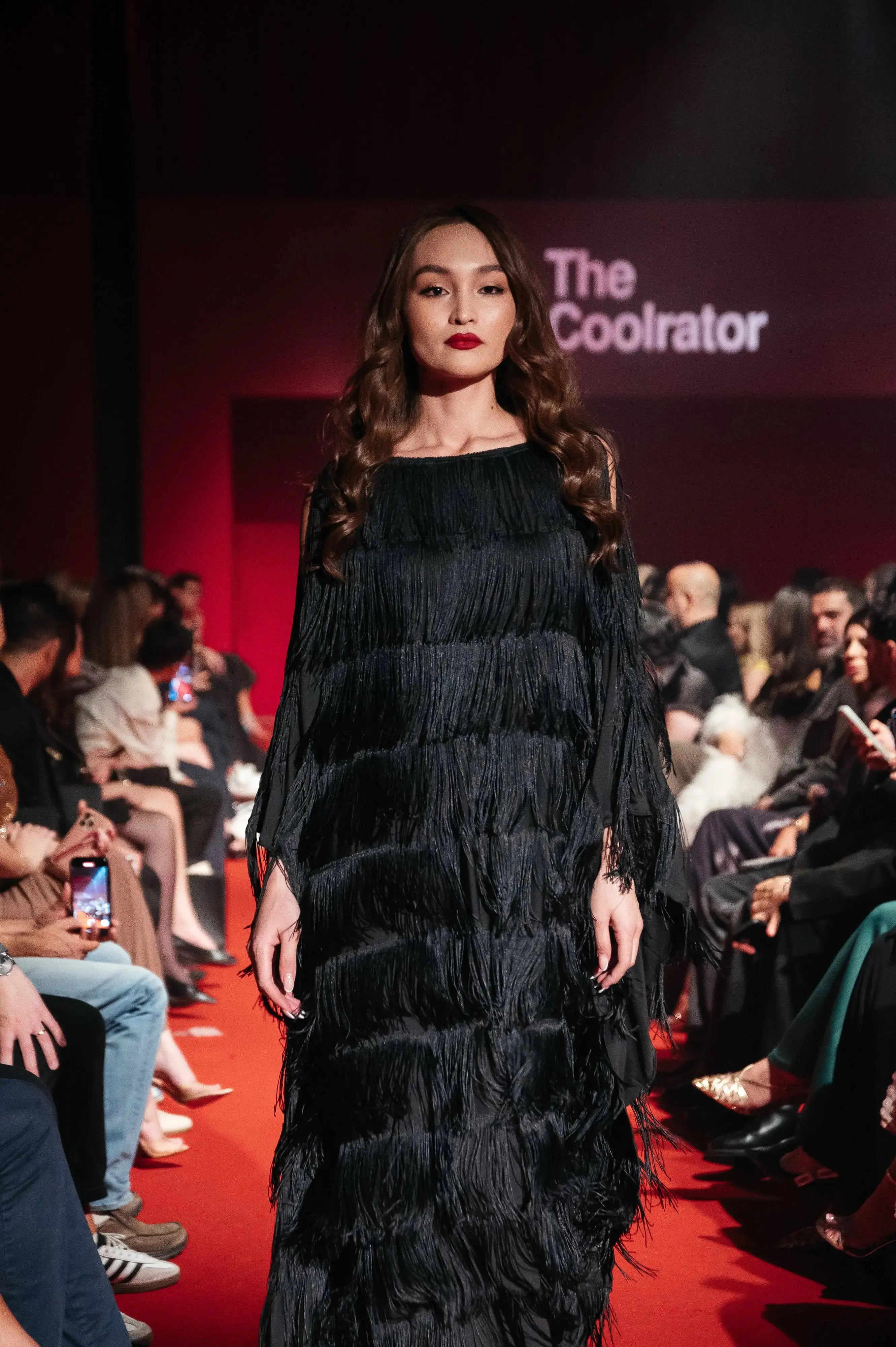 Black Fringe Kaftan by Bambu