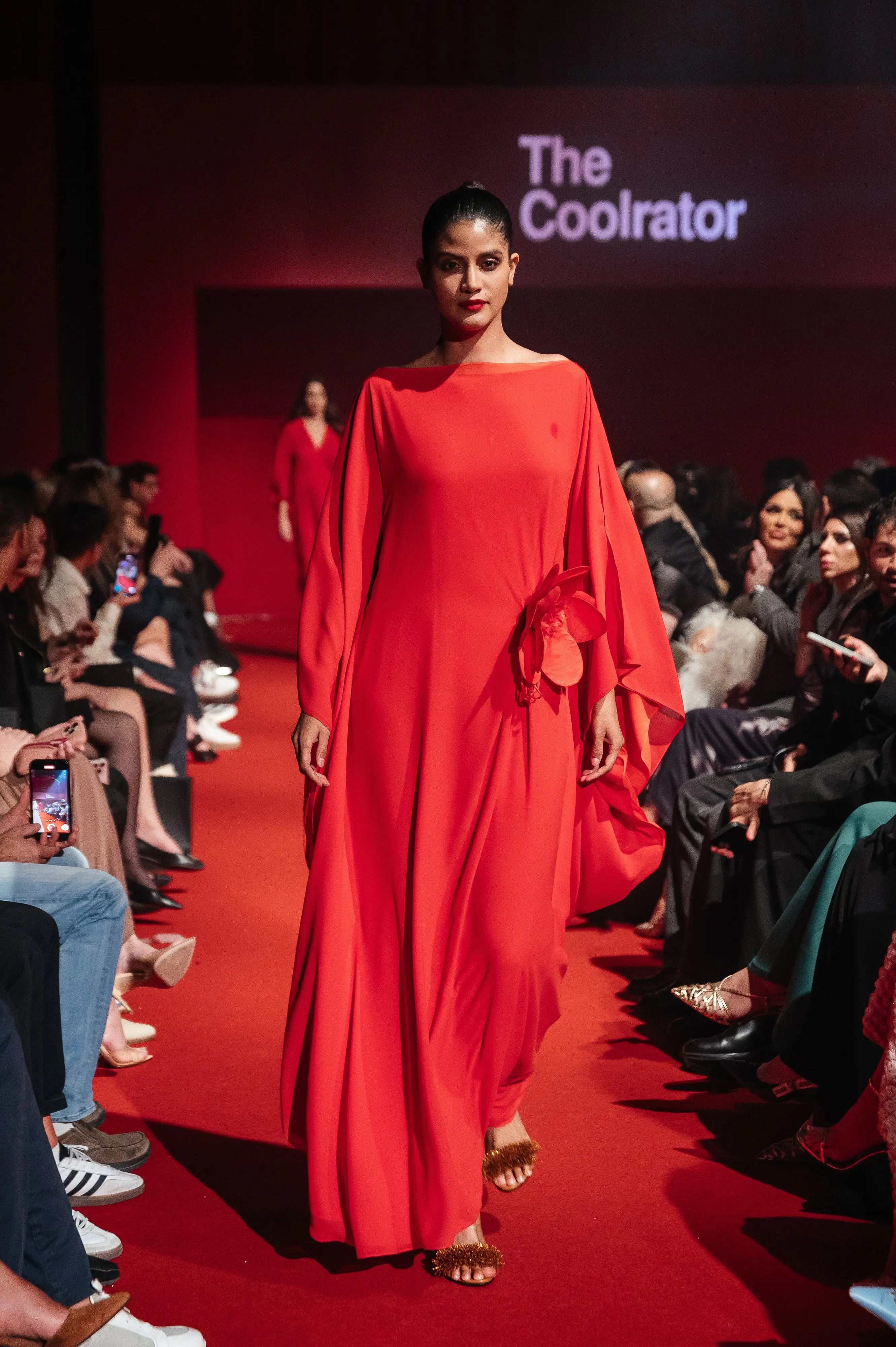 Simplice Red Kaftan by Bambu