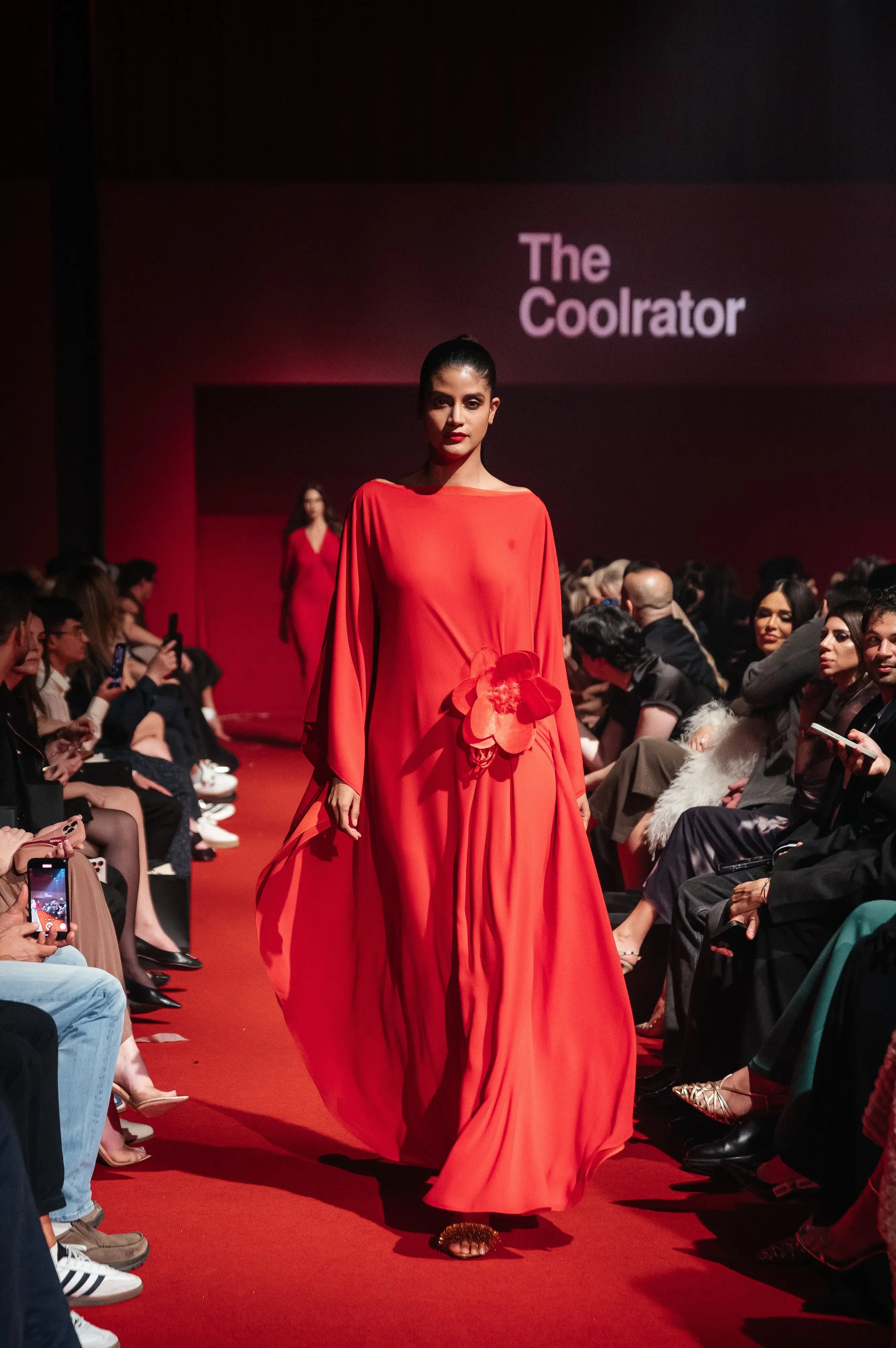 Simplice Red Kaftan by Bambu