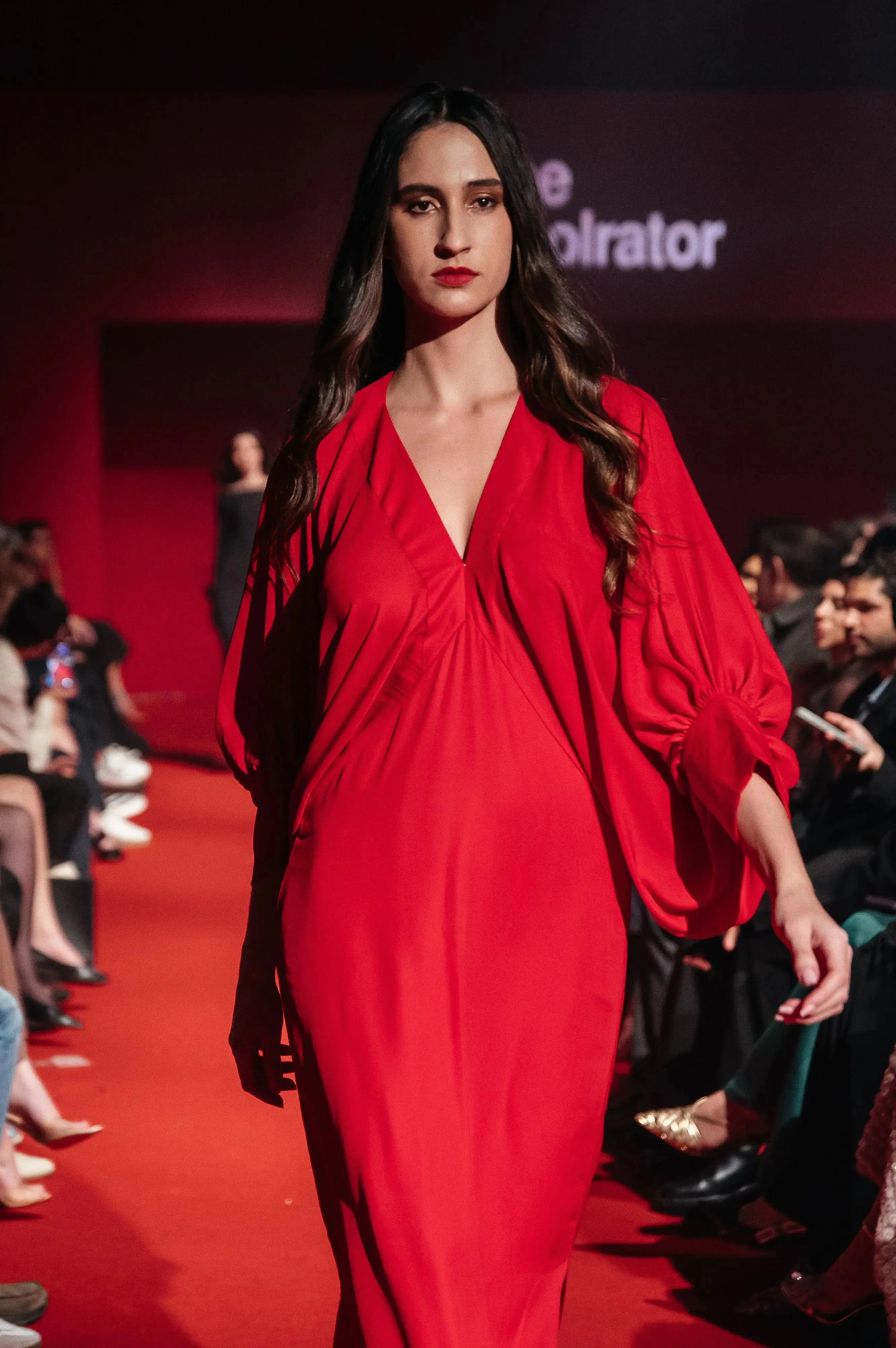 Red Buffante Dress by Bambu