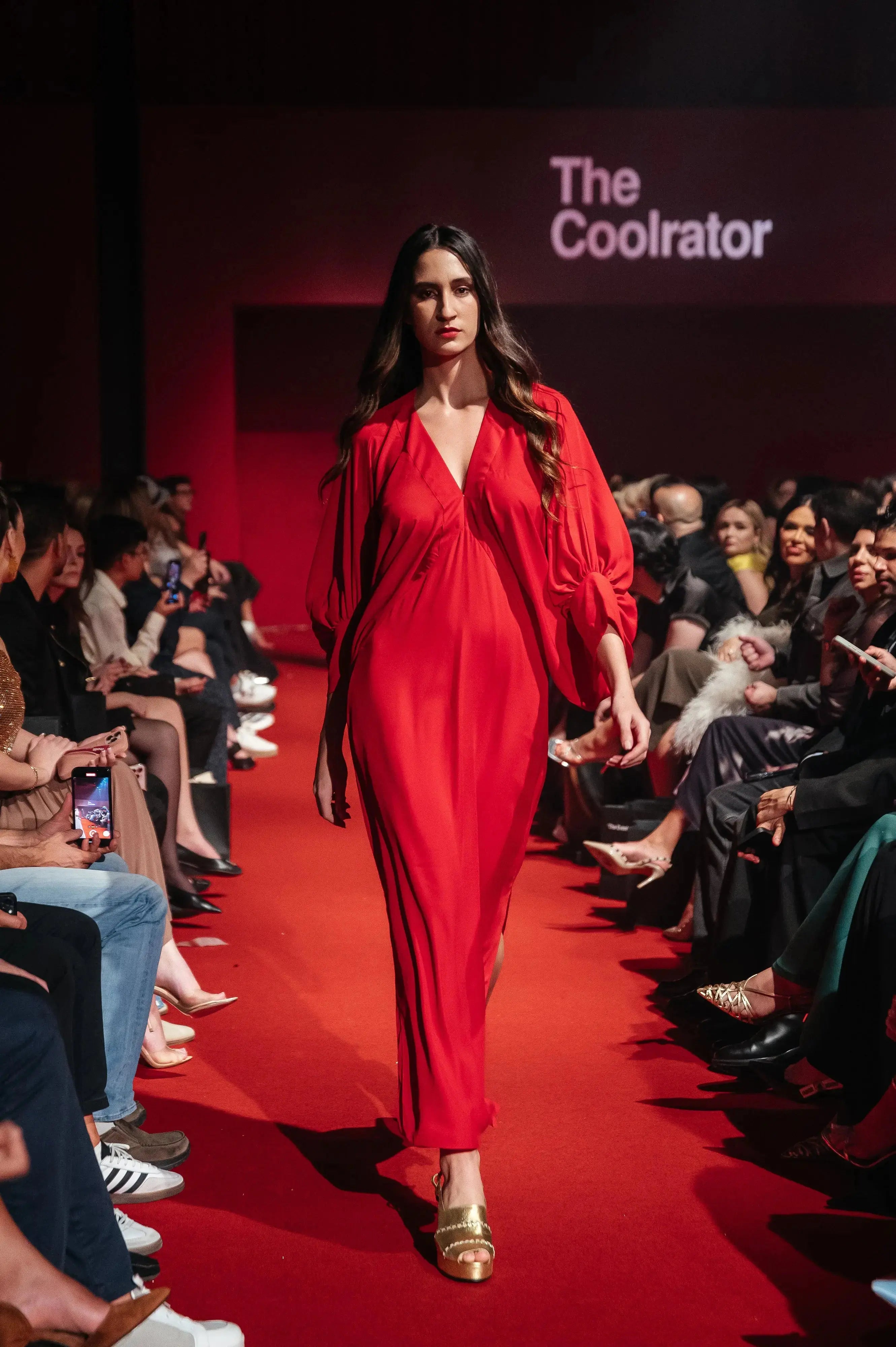 Red Buffante Dress by Bambu