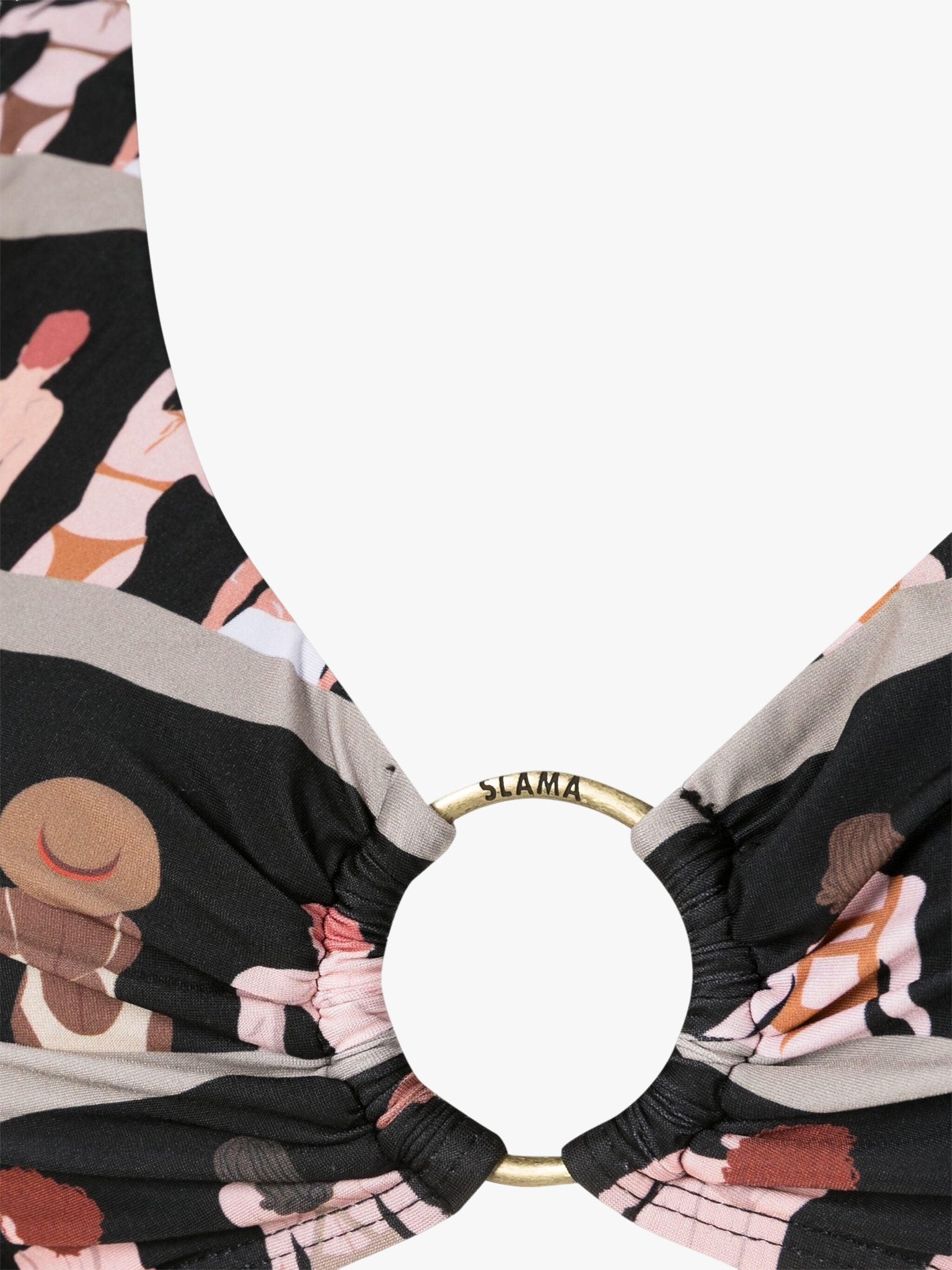 Ring Detail Bikini Top by Amir Slama