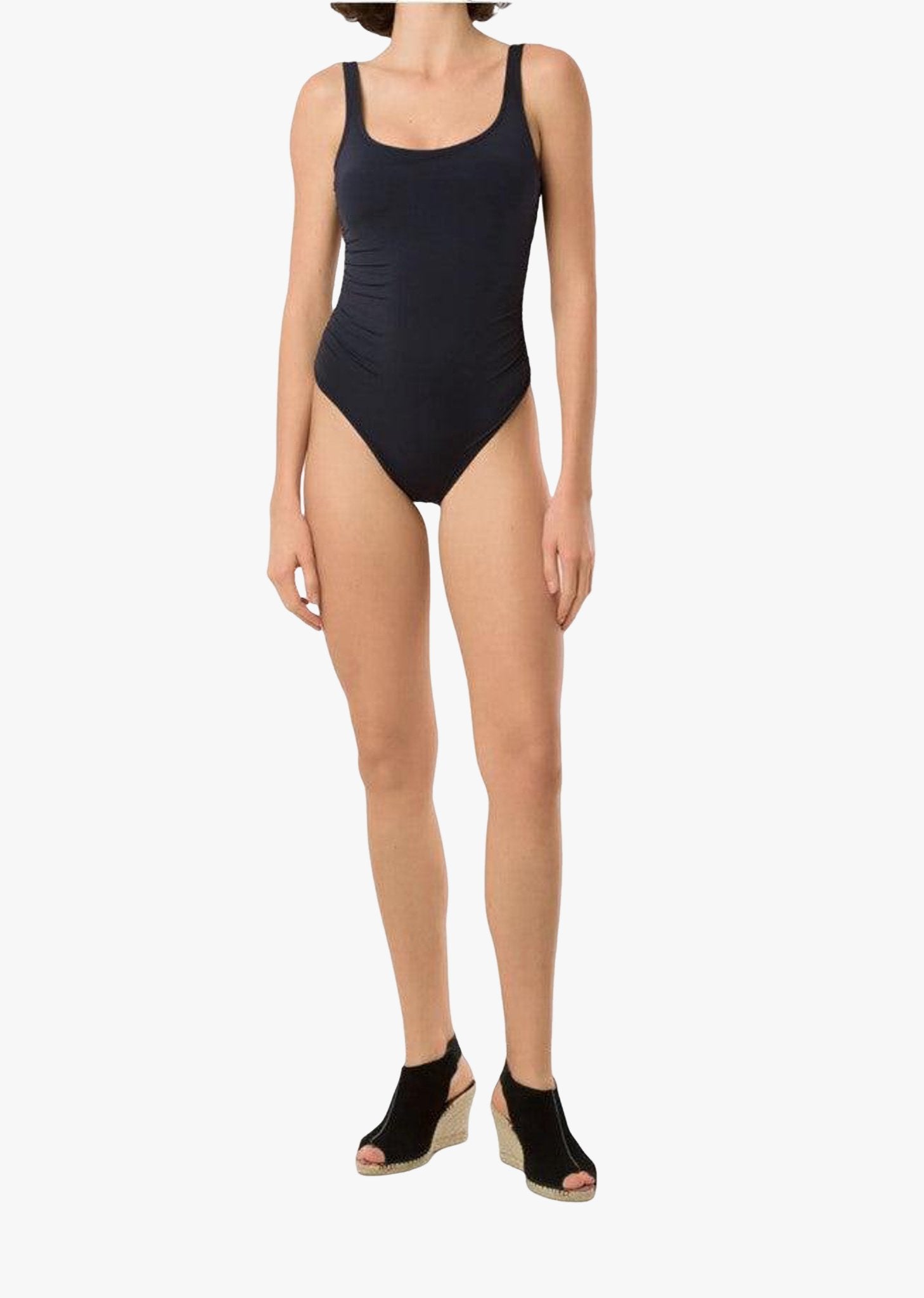Side Strap Cutout Swimsuit by Amir Slama