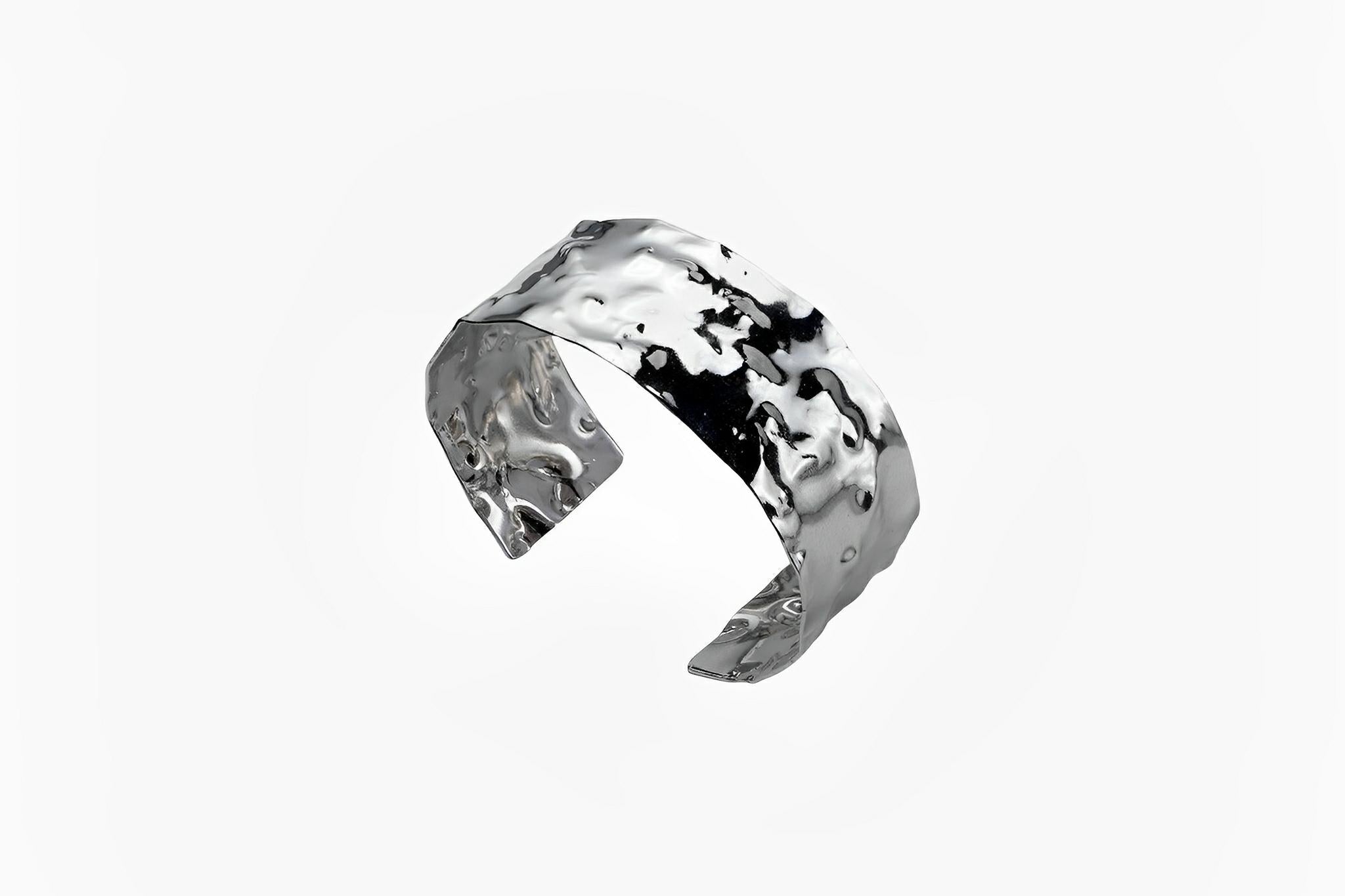 Life Hi-Lo Silver Bracelet by Juliana Manzini