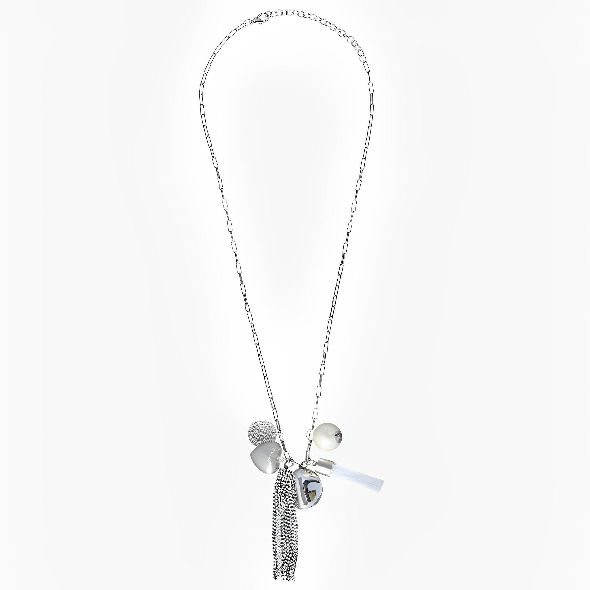 Maxi Penca Pearl & Crystal Necklace by Juliana Manzini
