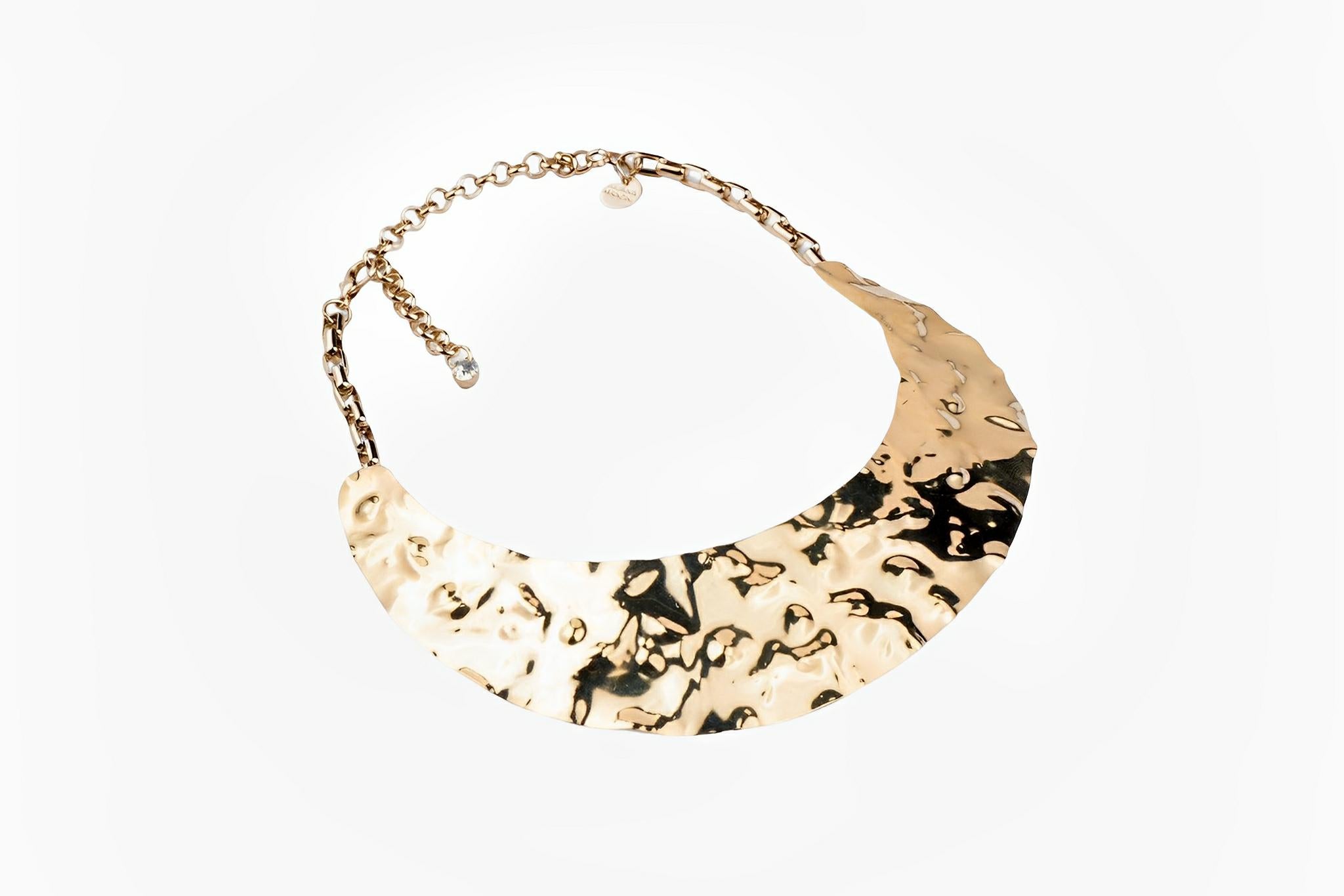 Life Hi-Lo Gold Short Necklace by Juliana Manzini
