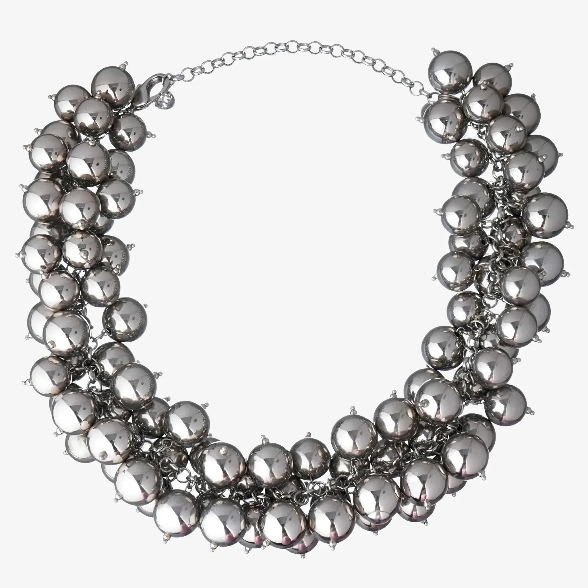 Maxi Ball Silver Necklace by Juliana Manzini