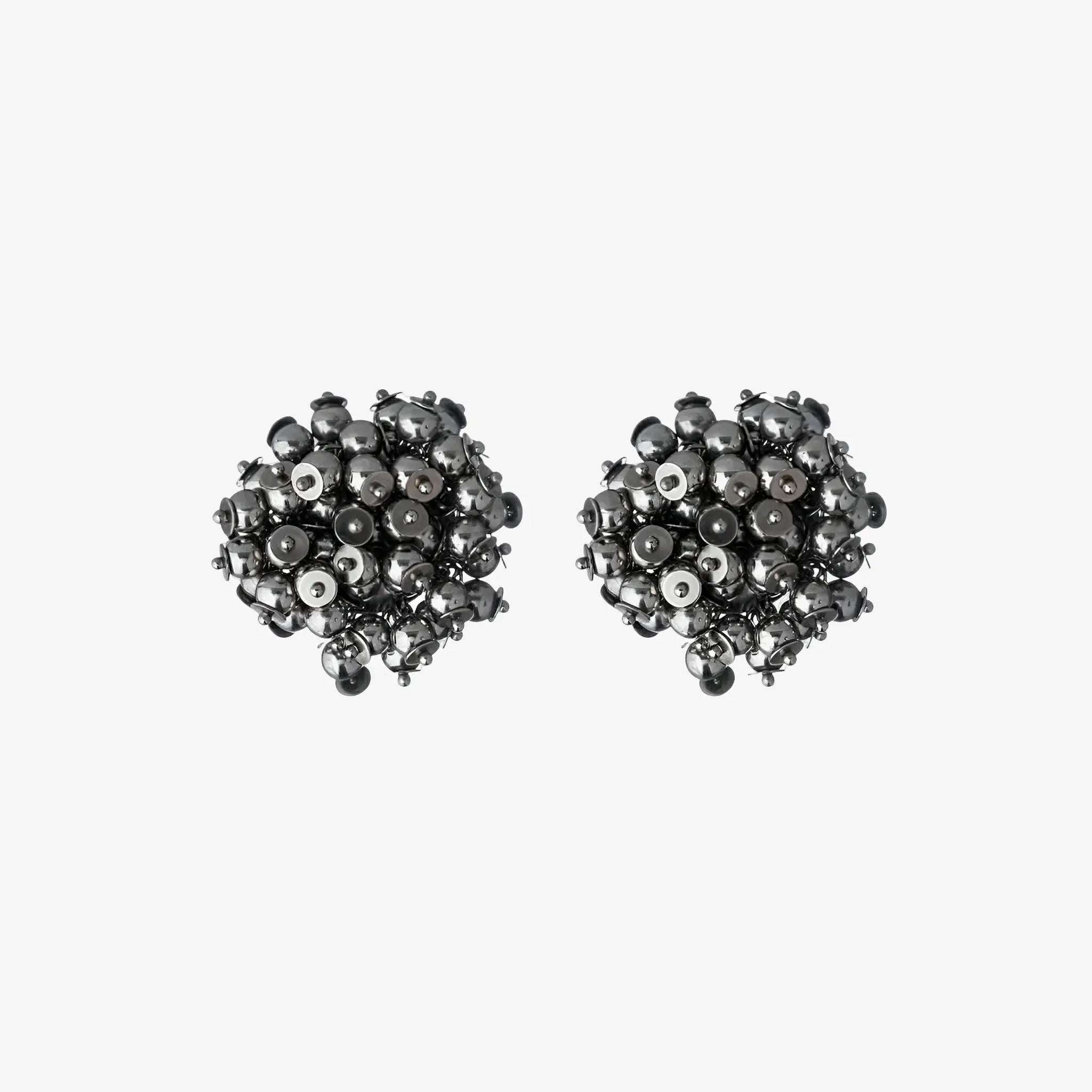 Maxi Ball Silver Earrings by Juliana Manzini