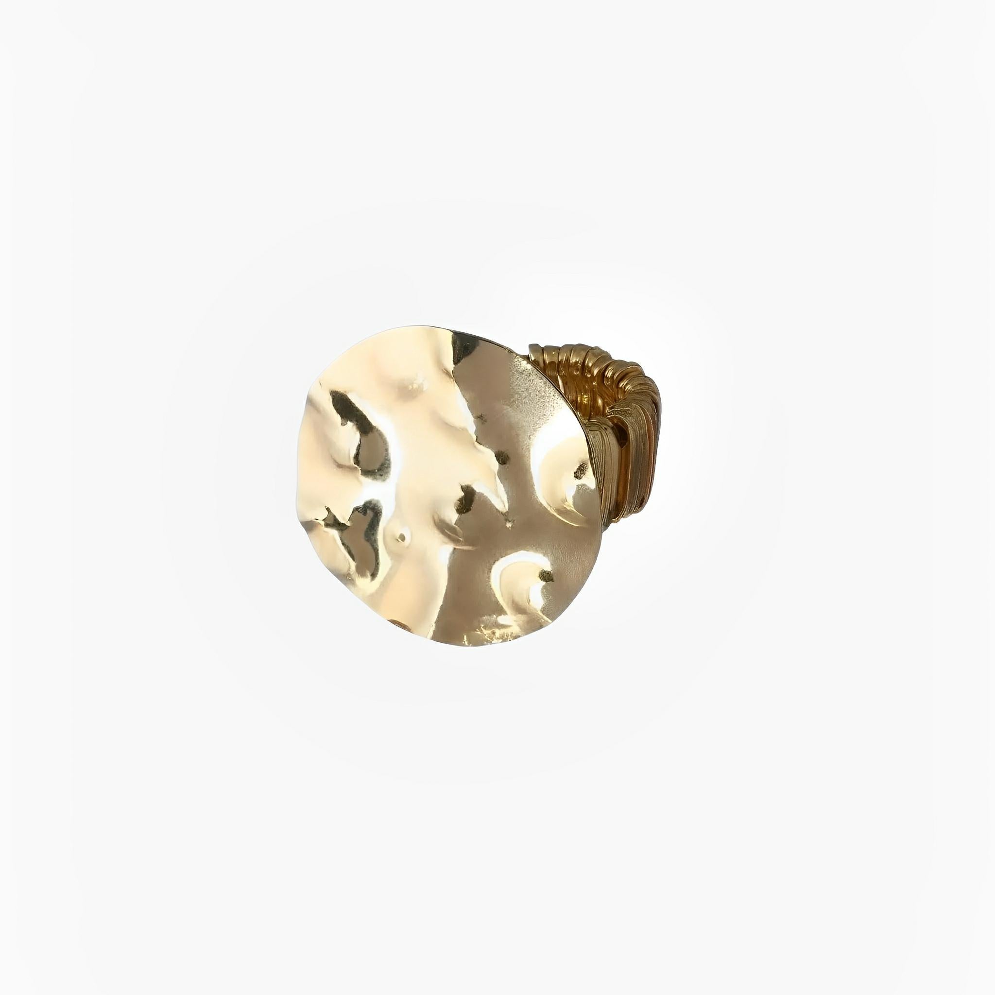 Life Hi-Lo Gold Ring by Juliana Manzini