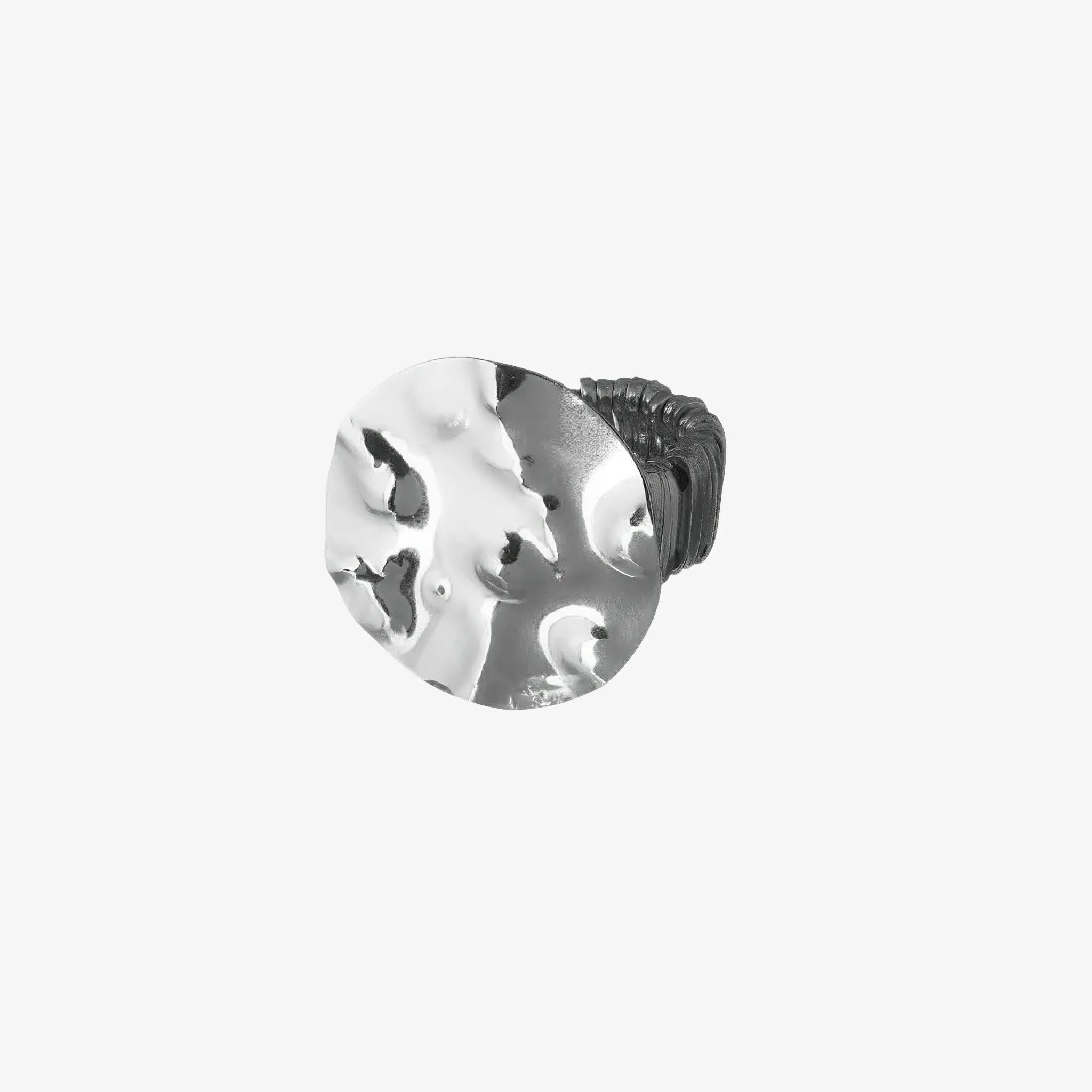 Life Hi-Lo Silver Ring by Juliana Manzini