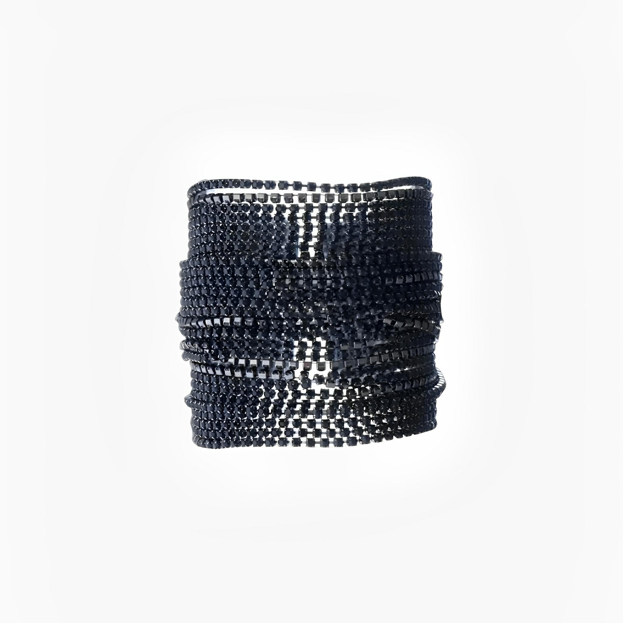 Black Graphite Bracelet by Juliana Manzini