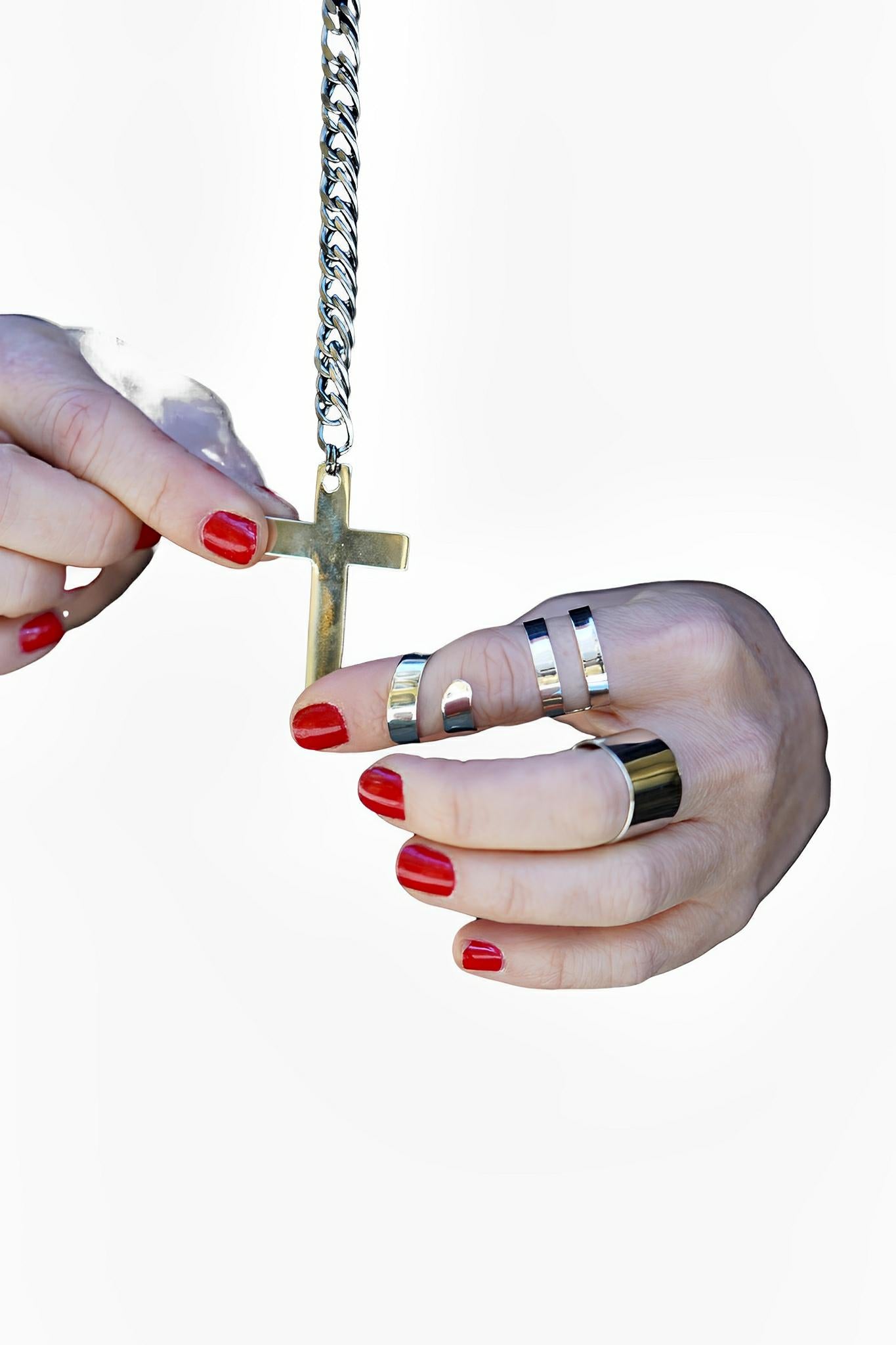 Gold Ring Trio Set by Juliana Manzini