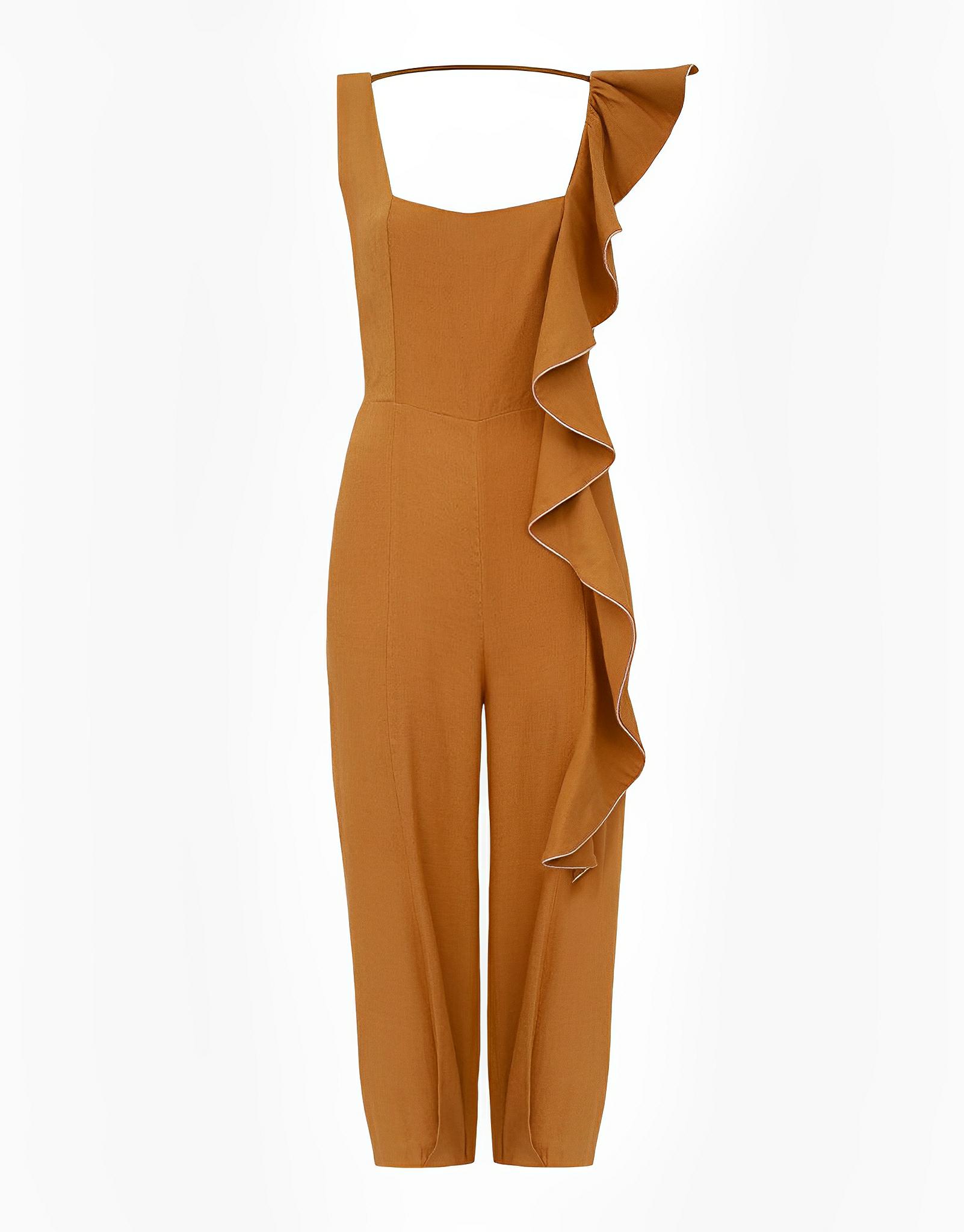 Masha Linen Jumpsuit by Lilly Sarti