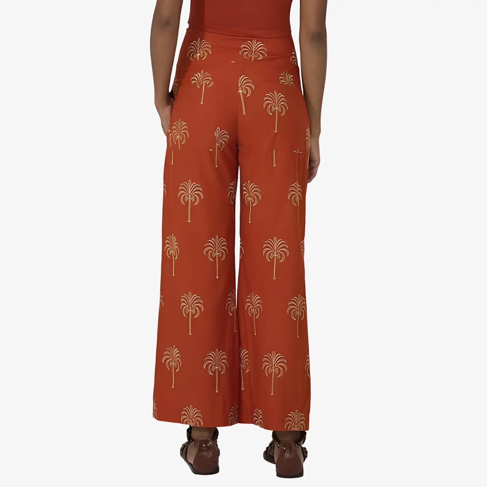 Coqueiro Wide-Leg Pants by Mixed