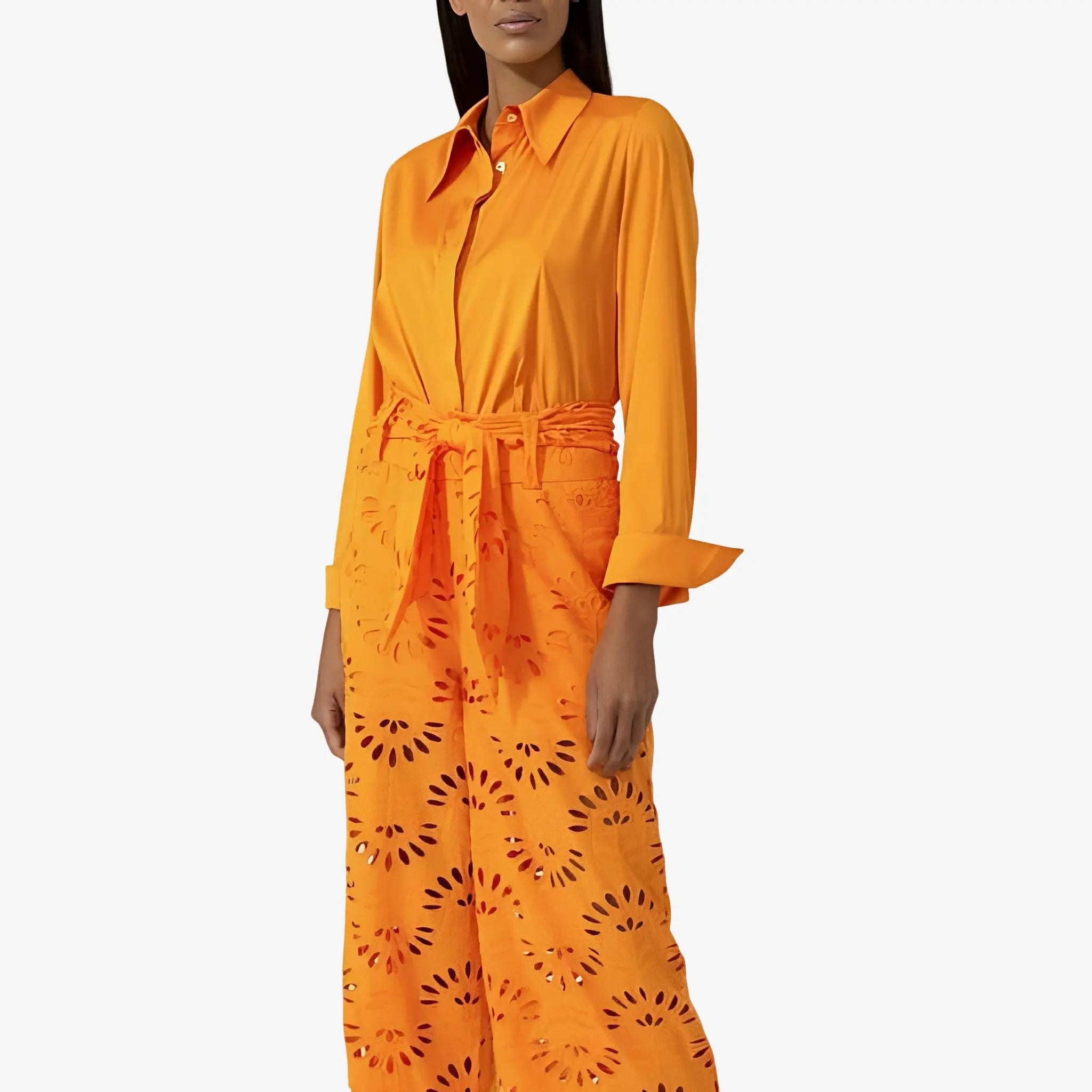 Clara Mango Cotton Shirt by Mixed
