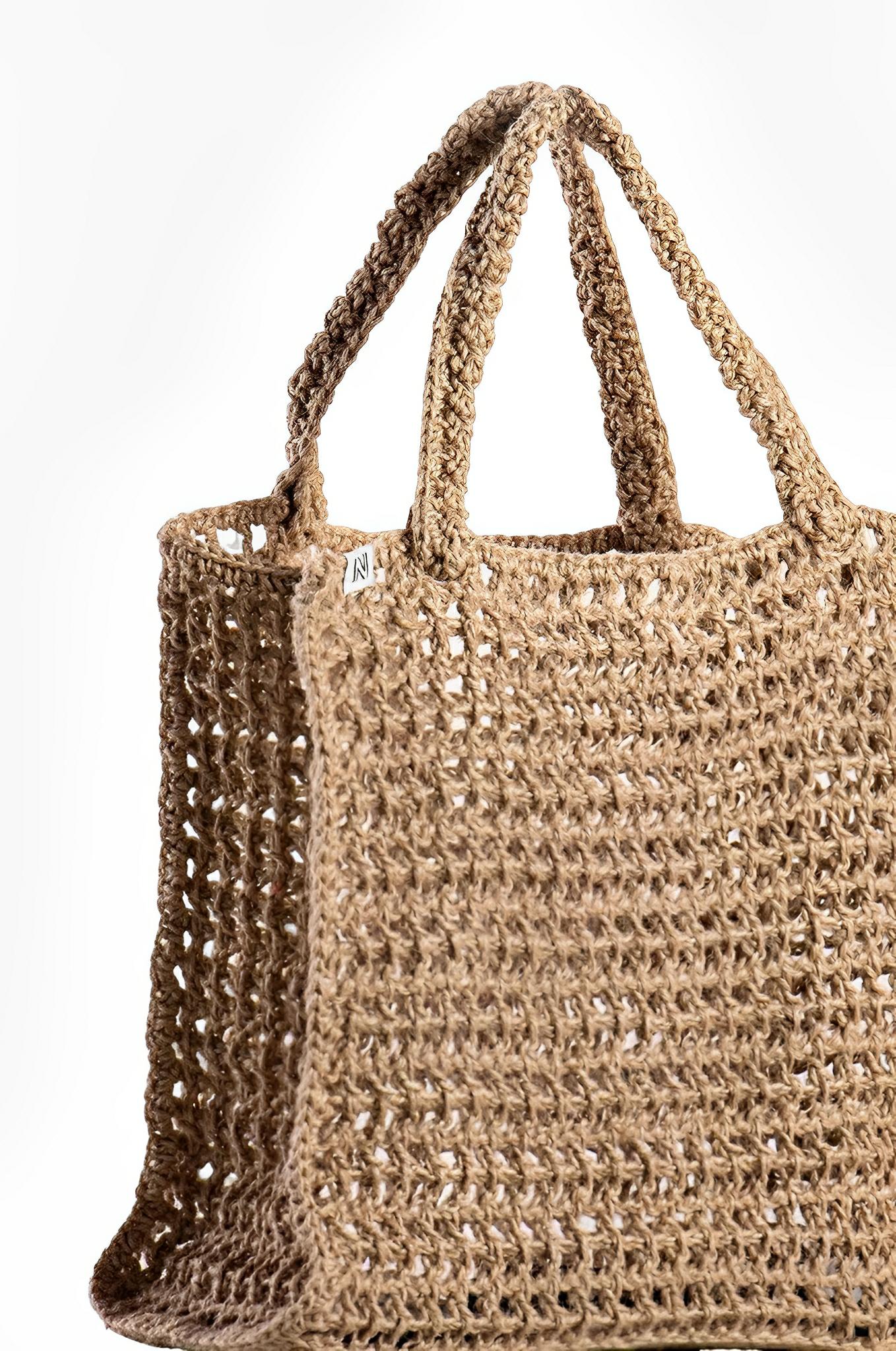 Kaethe Woven Fiber Bag by Nannacay