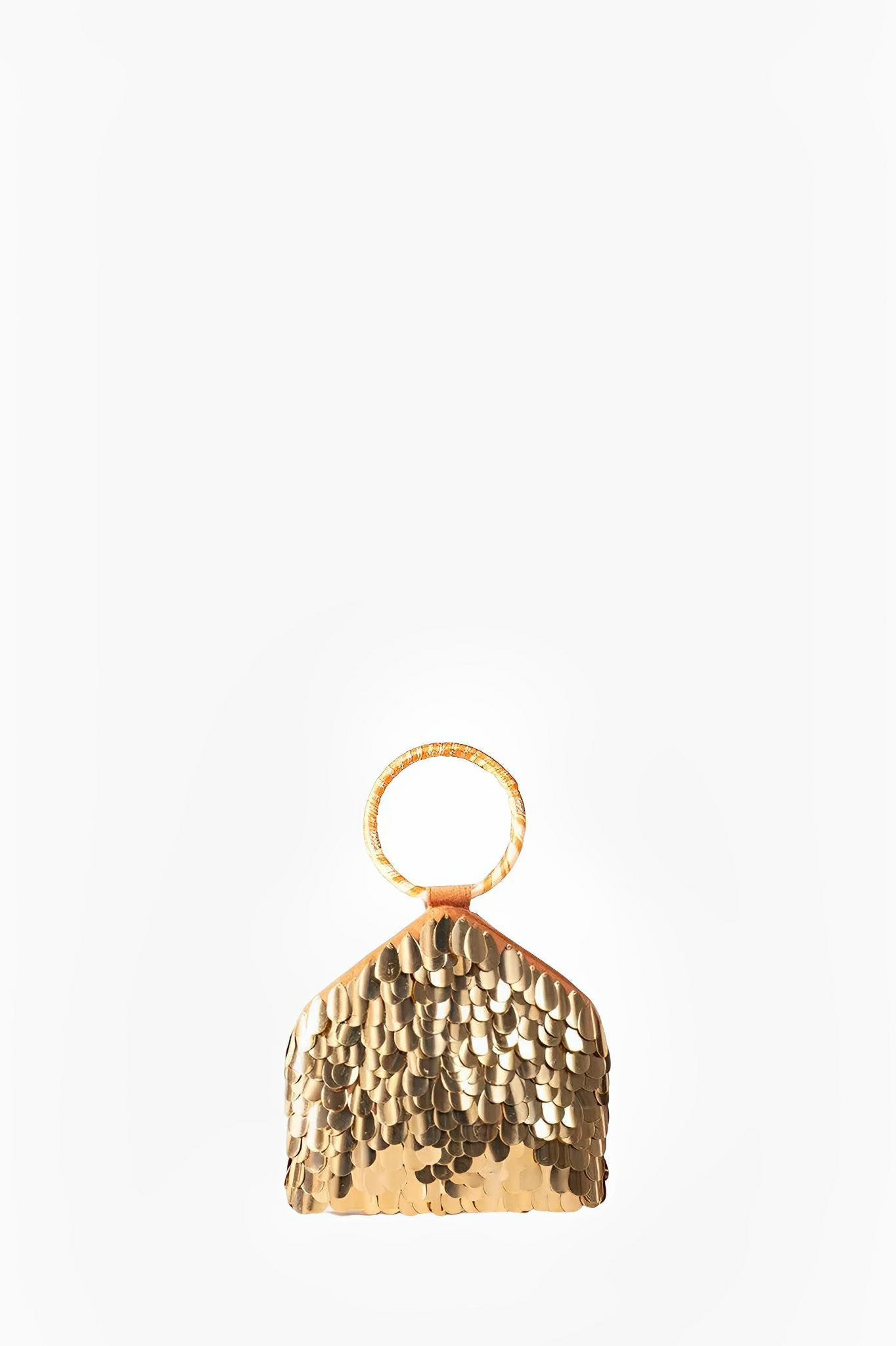 Galia Velvet Ring-Handle Bag by Nannacay