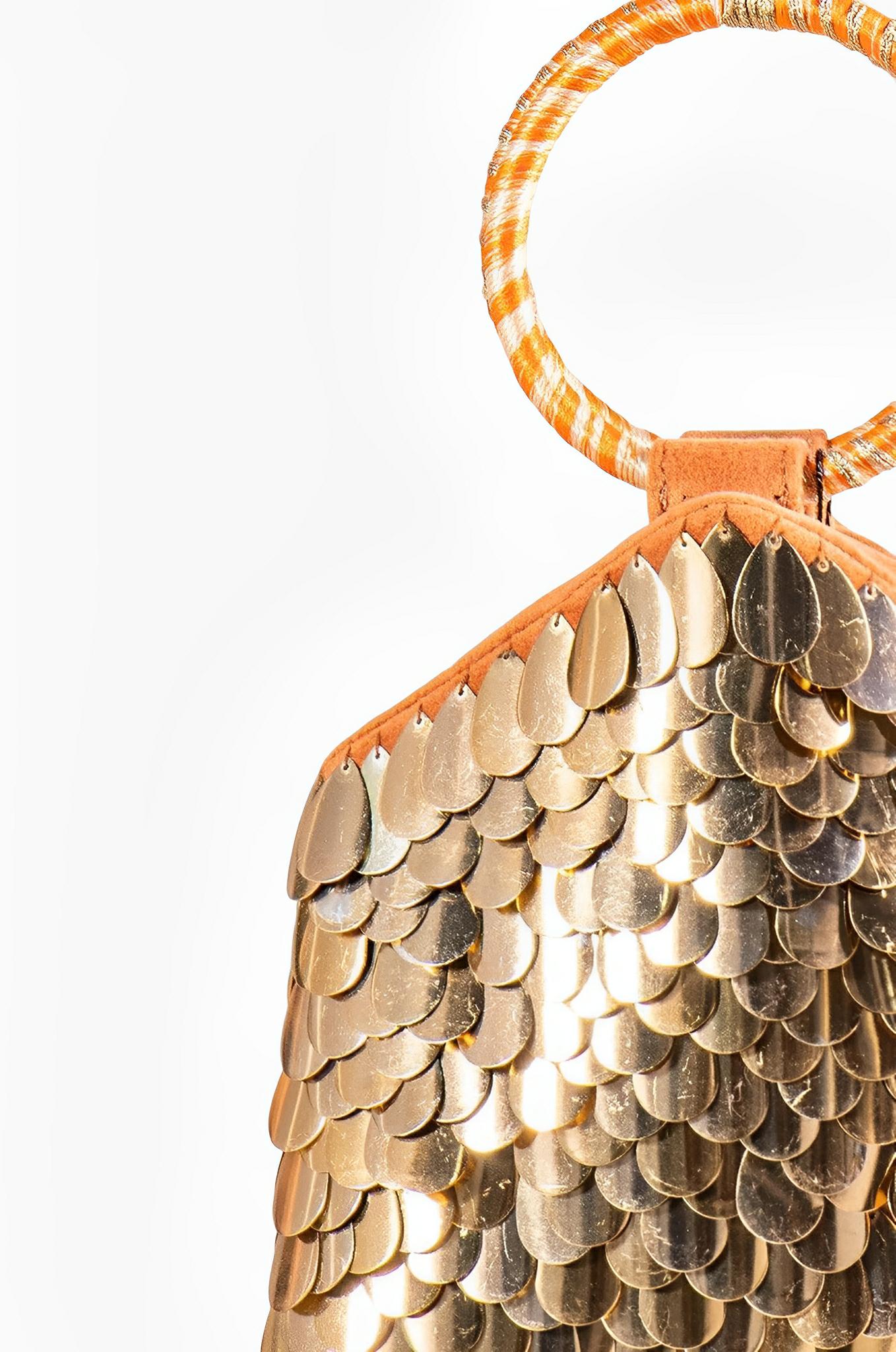 Galia Velvet Ring-Handle Bag by Nannacay