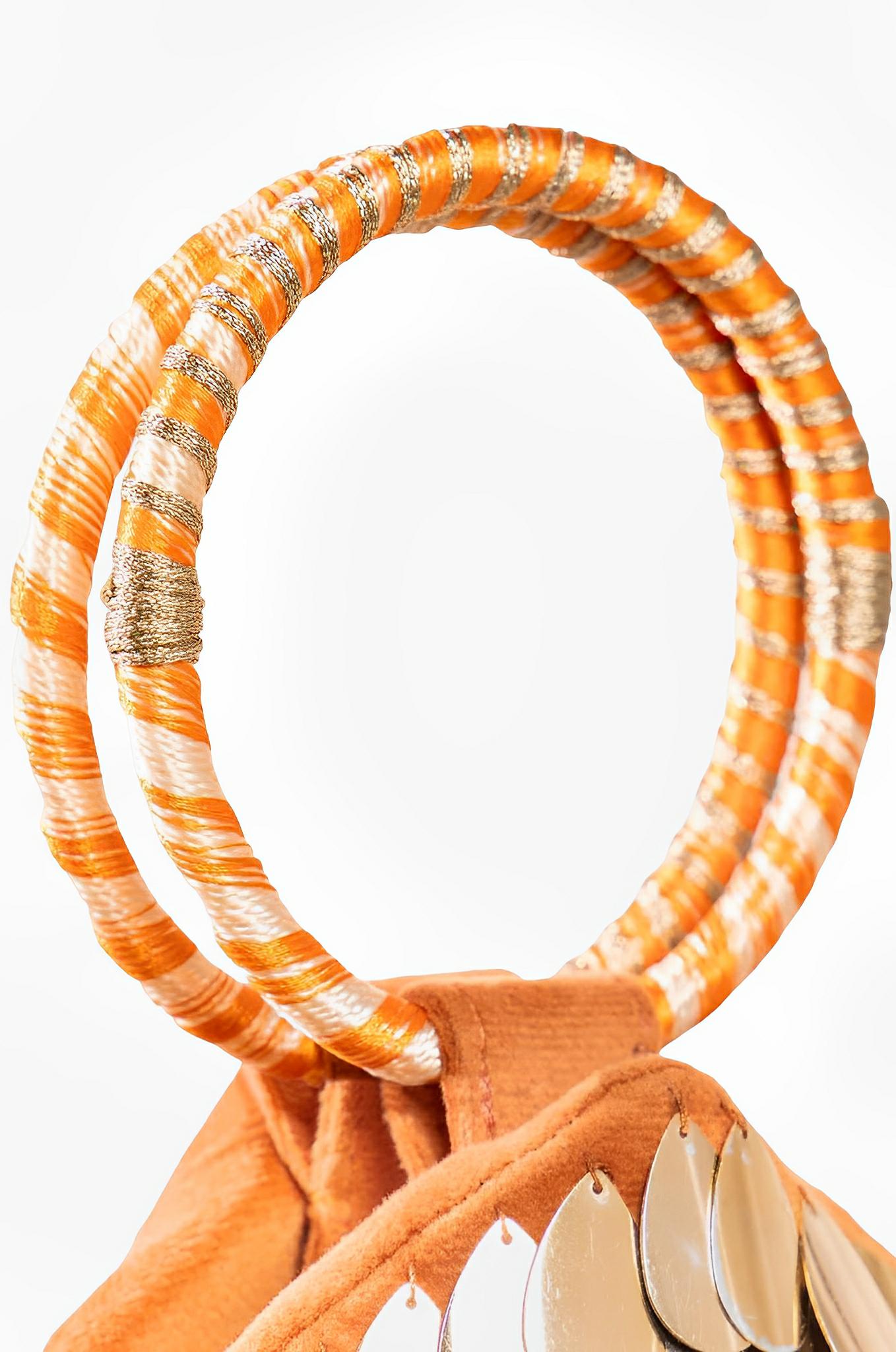 Galia Velvet Ring-Handle Bag by Nannacay