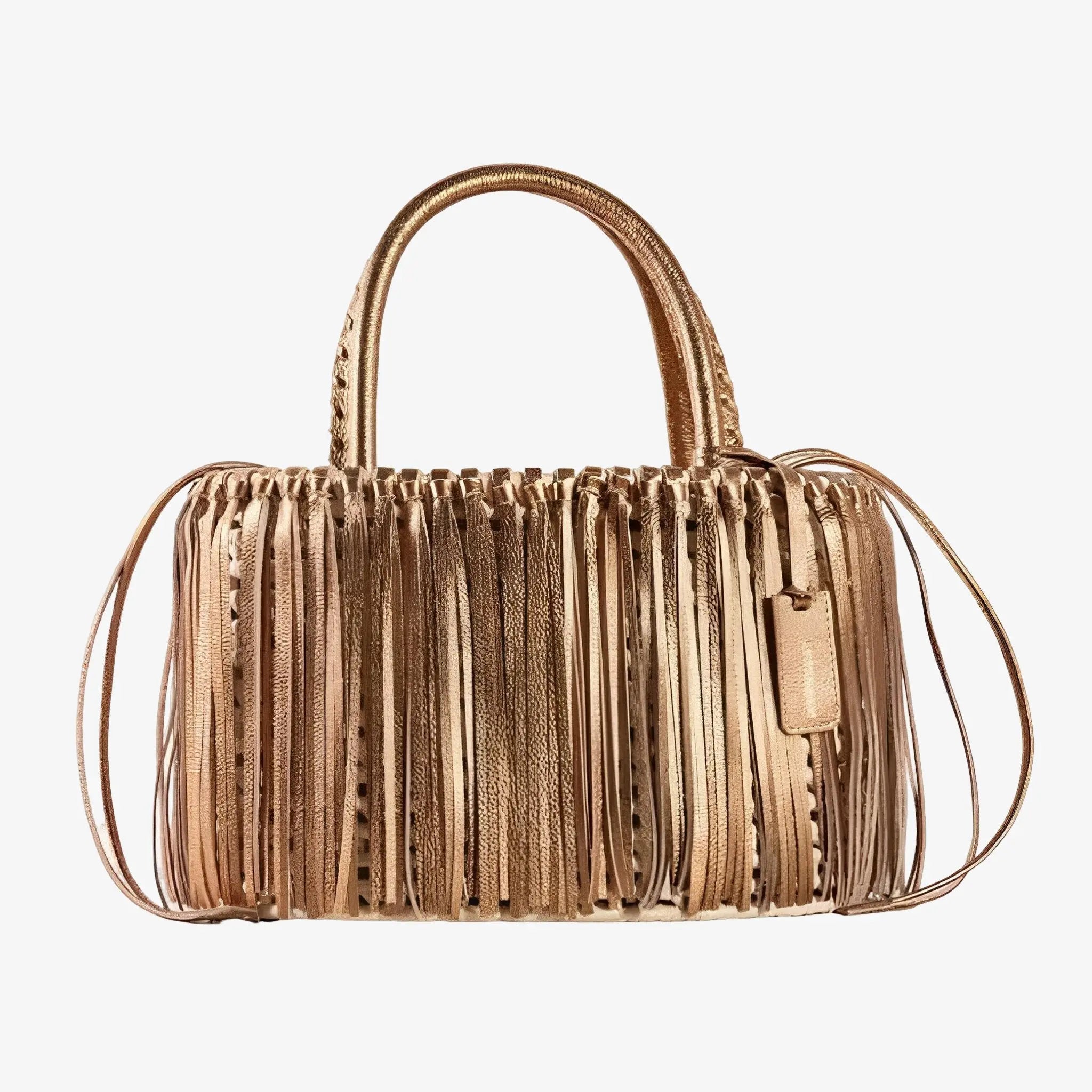 Jackie Straw Satchel Bag by Nannacay