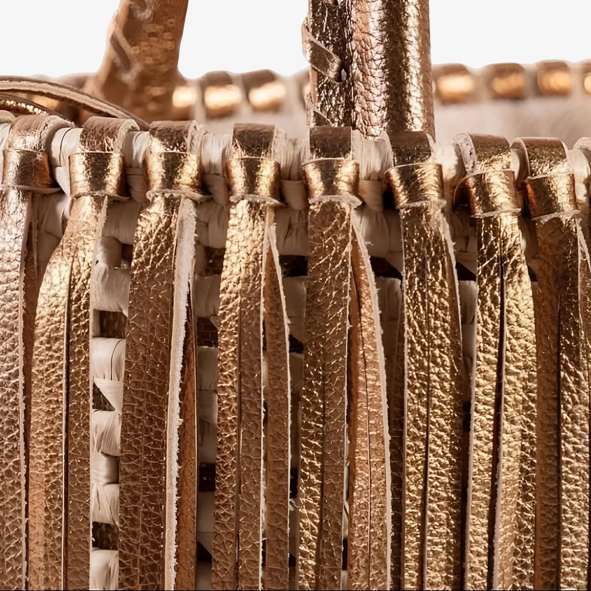 Jackie Straw Satchel Bag by Nannacay