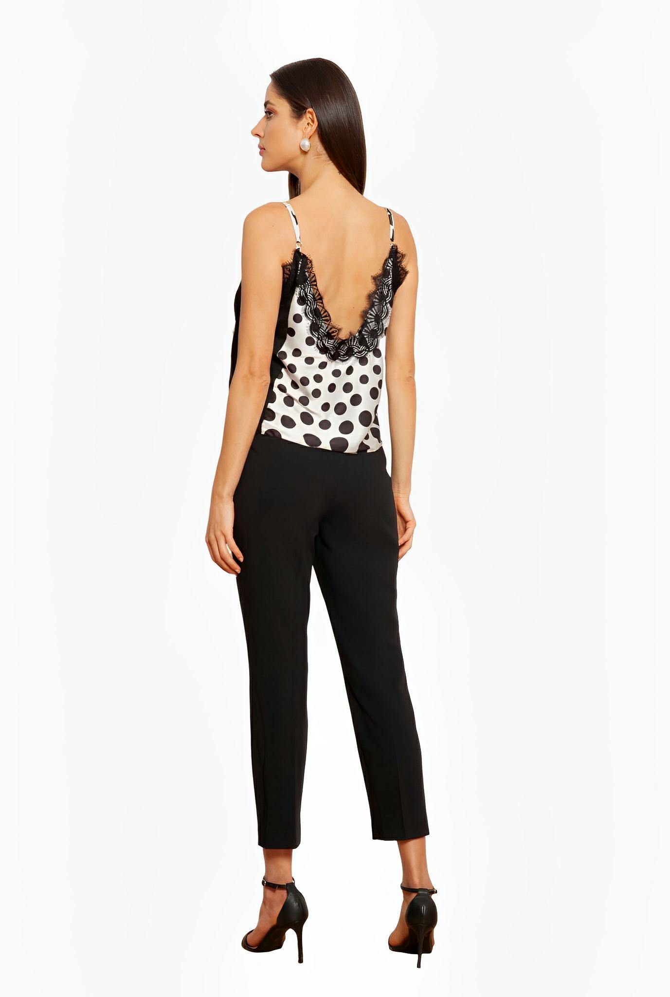 Polka Dot Silk Camisole by Ton Âge