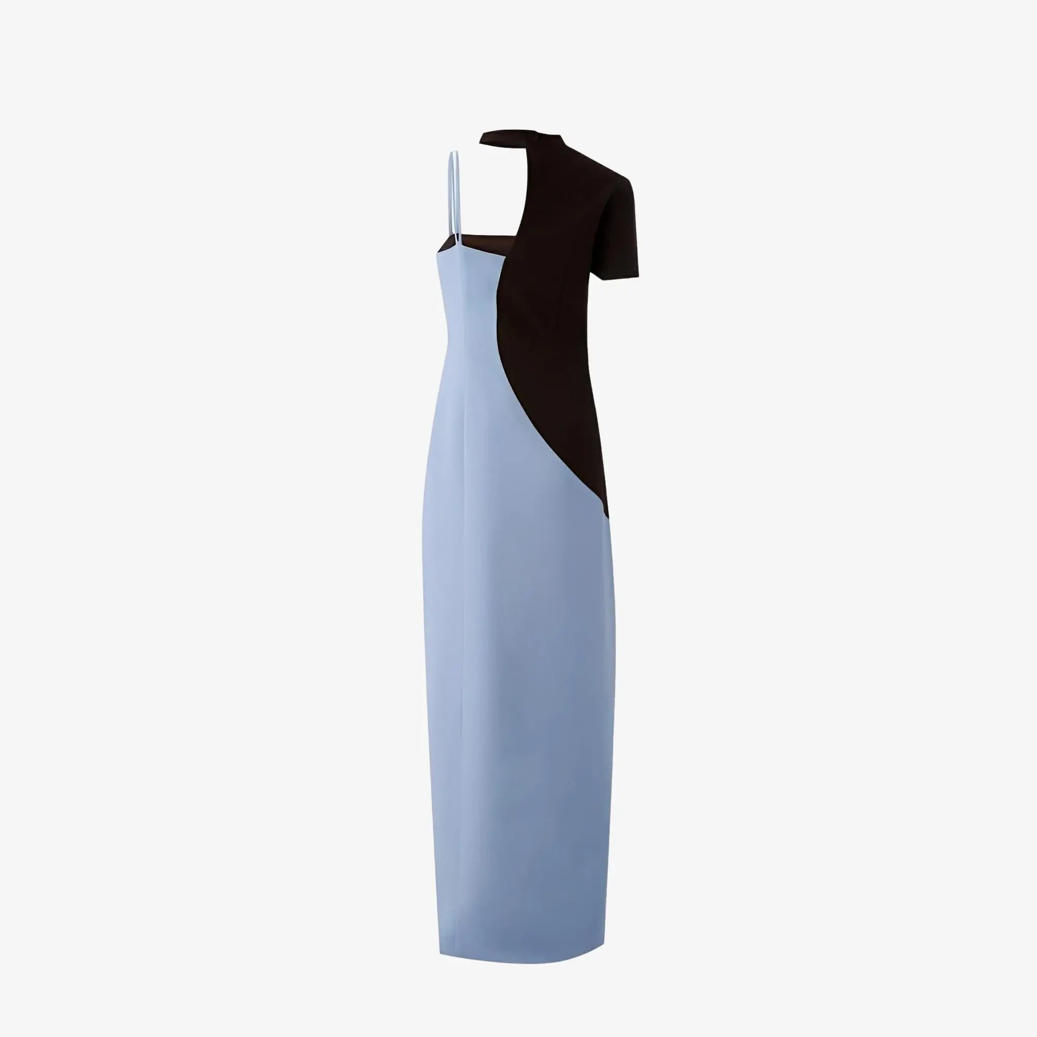 Cordova Blue Crepe Dress by Misci