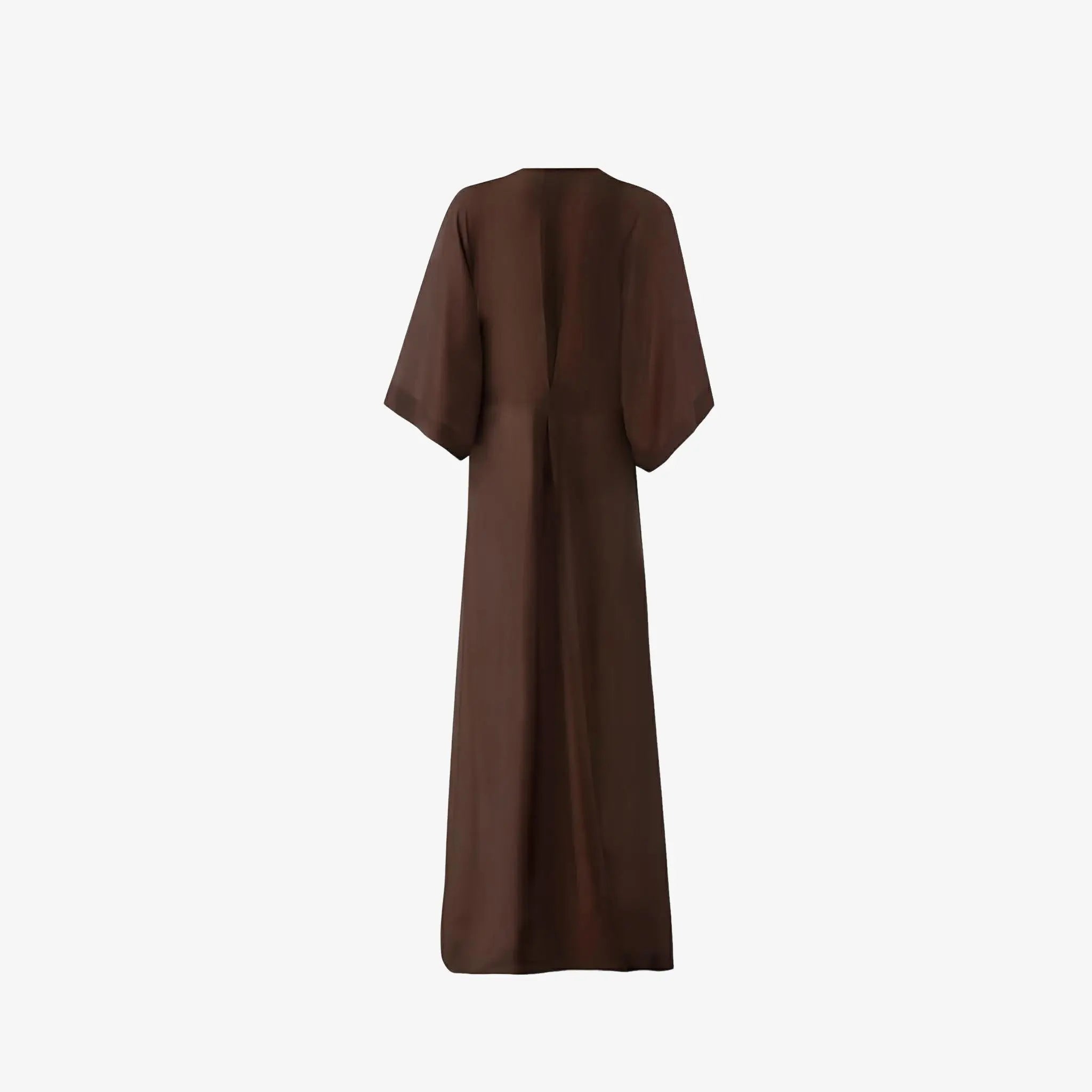 Cecilia Brown Kaftan Dress by Misci
