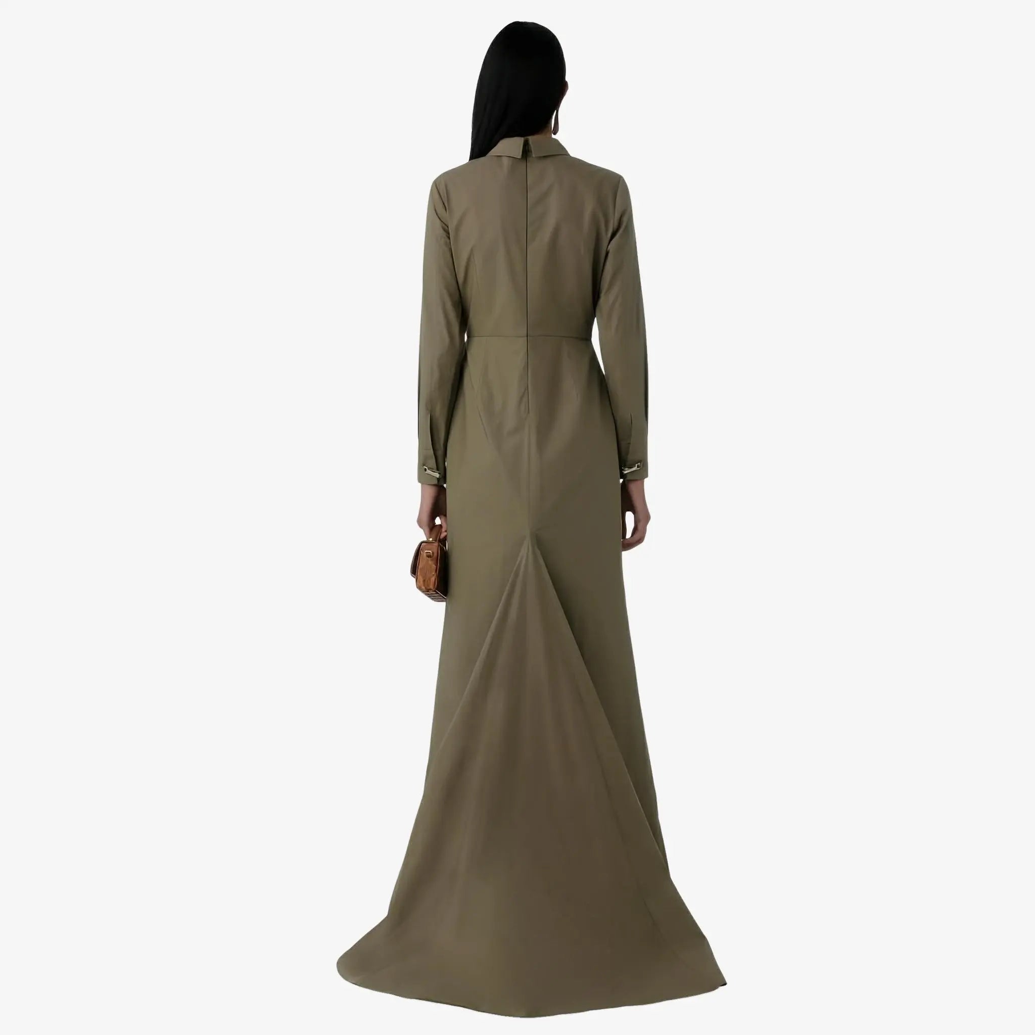 Helena Green Cotton Midi Dress by Misci