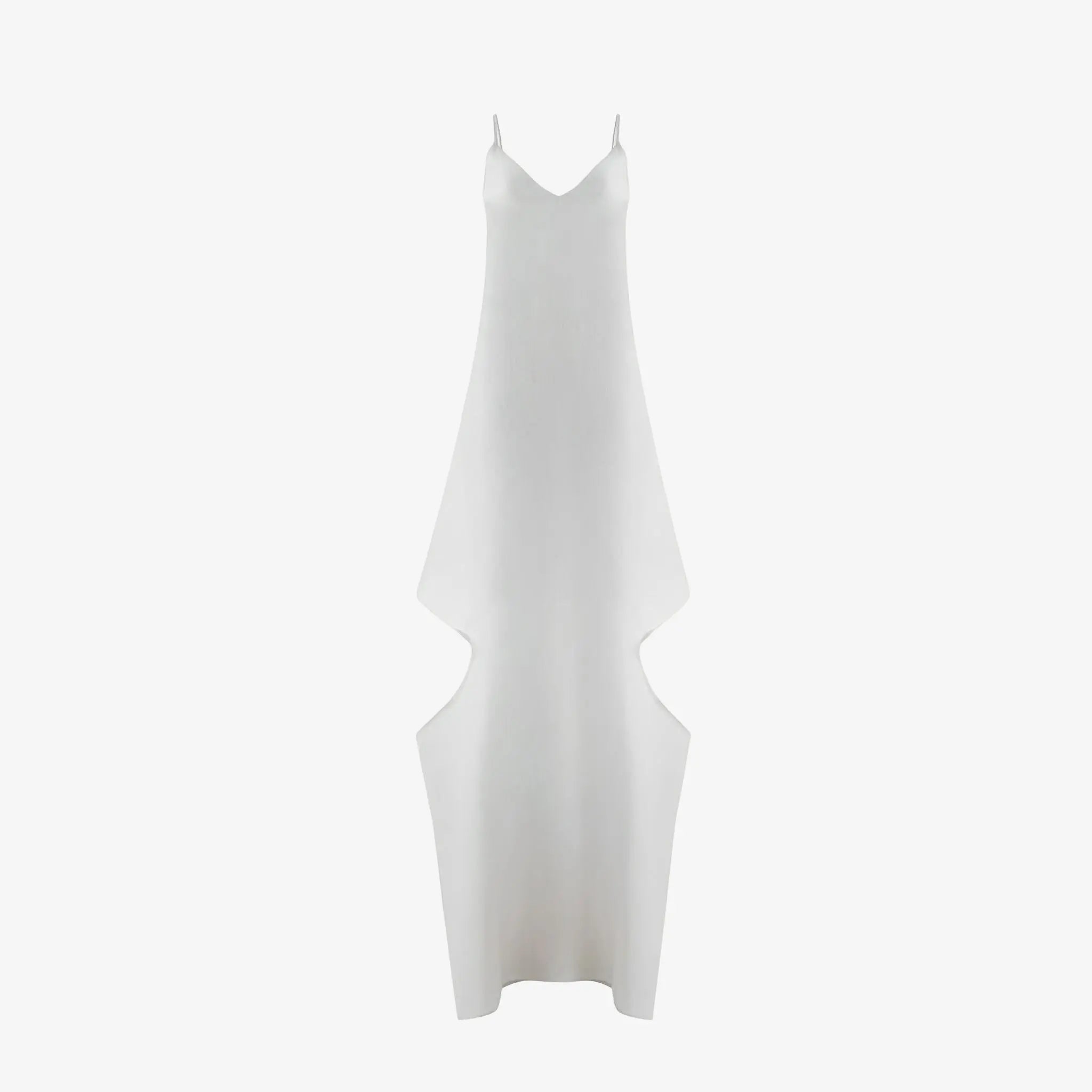 Cascavel Off-White Lurex Linen Dress by Misci