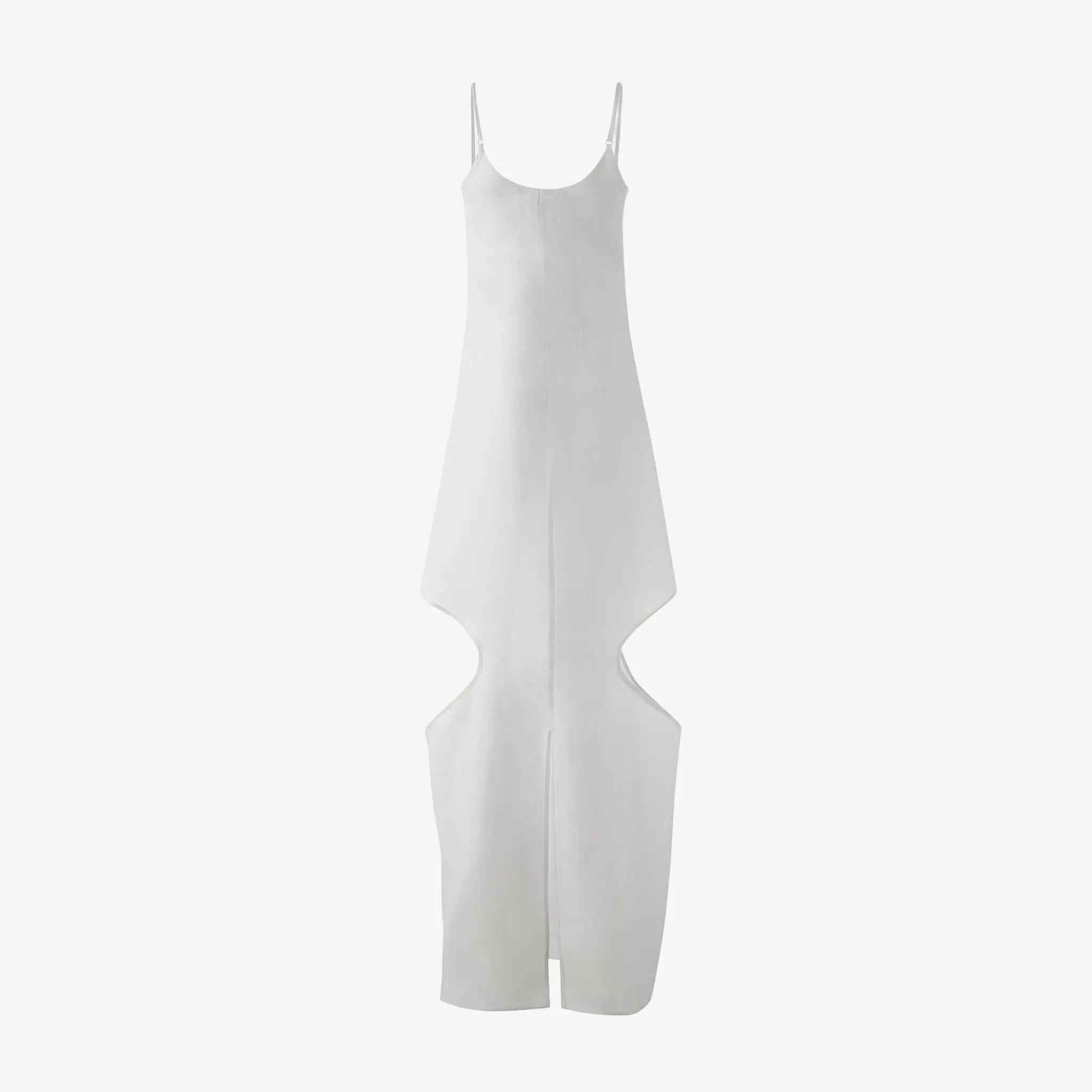 Cascavel Off-White Lurex Linen Dress by Misci