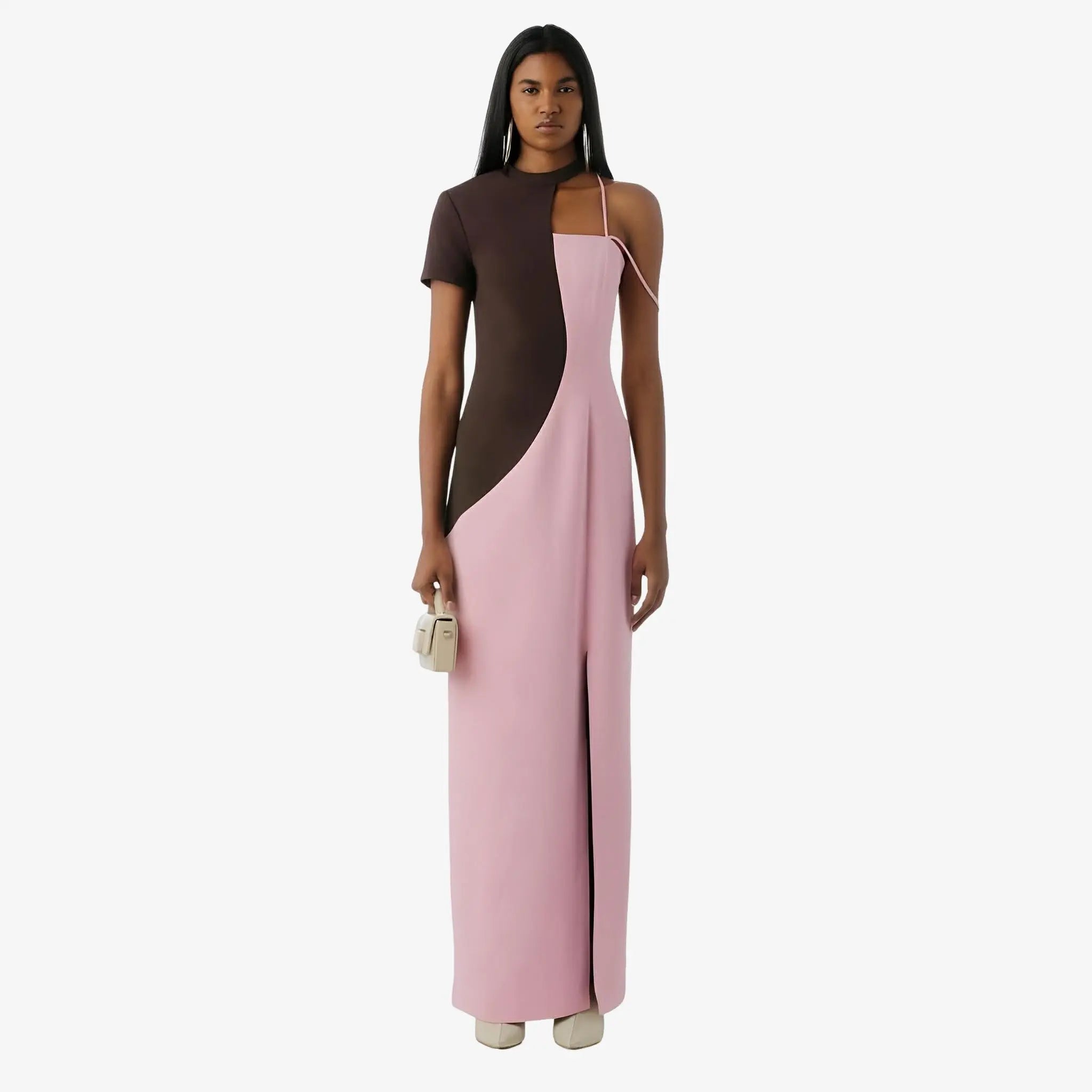 Cordova Pink Crepe Dress by Misci