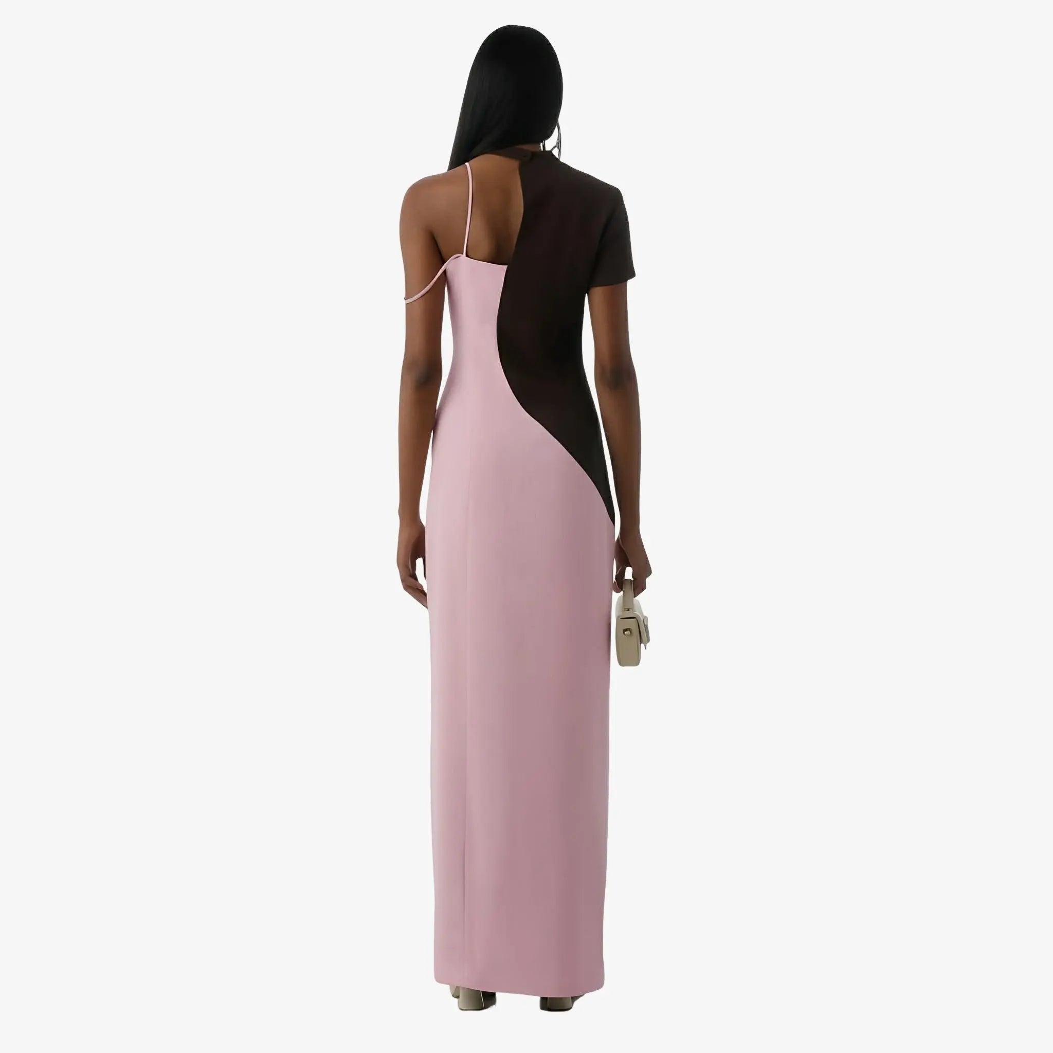 Cordova Pink Crepe Dress by Misci