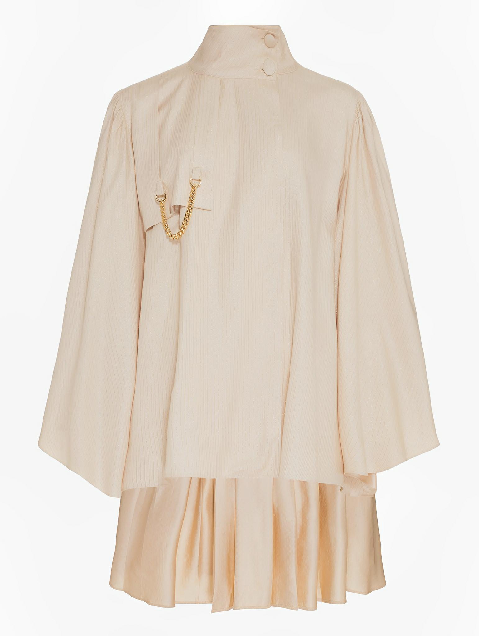 Céu High-Neck Layered Blouse by Neriage