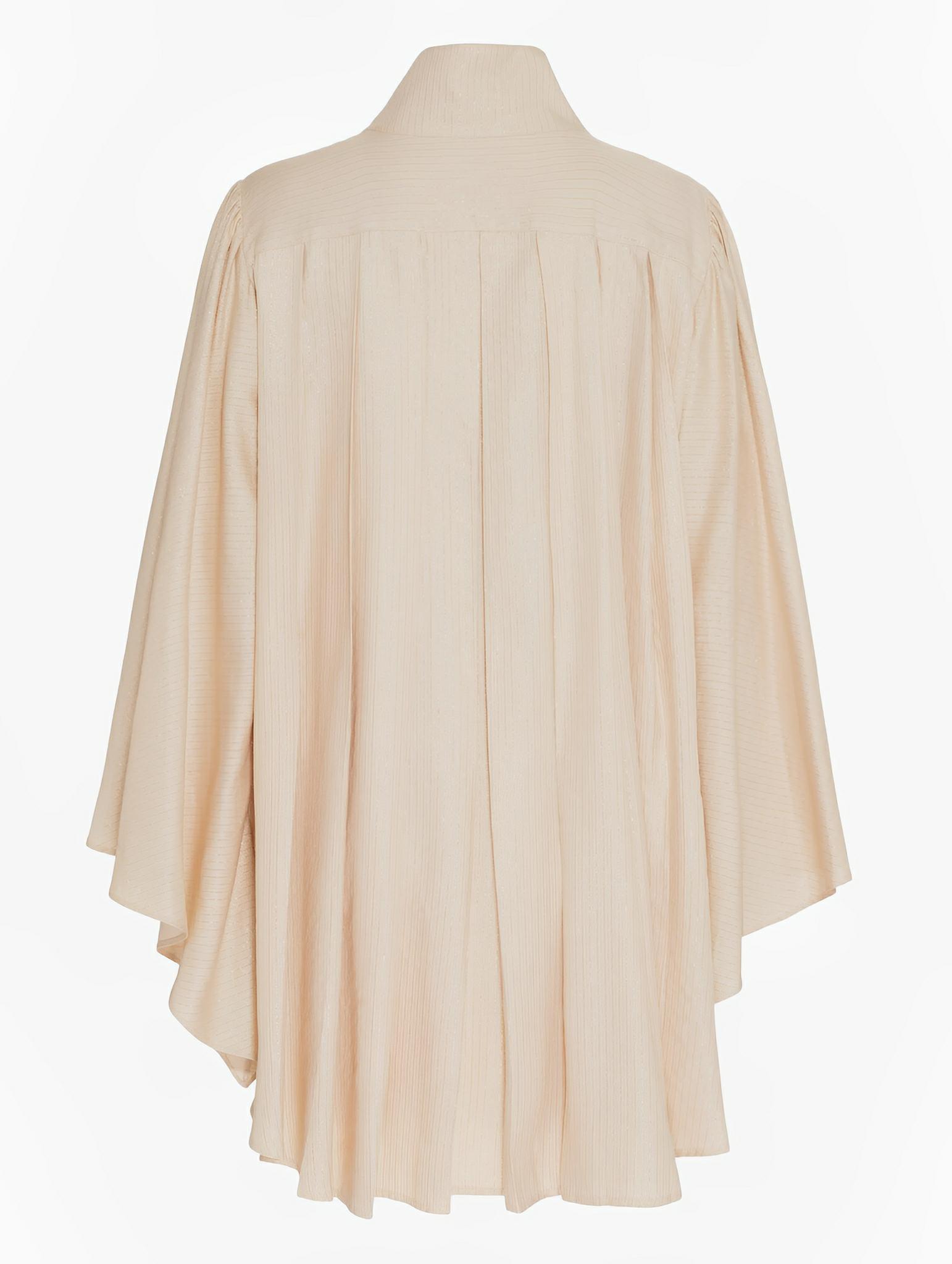 Céu High-Neck Layered Blouse by Neriage