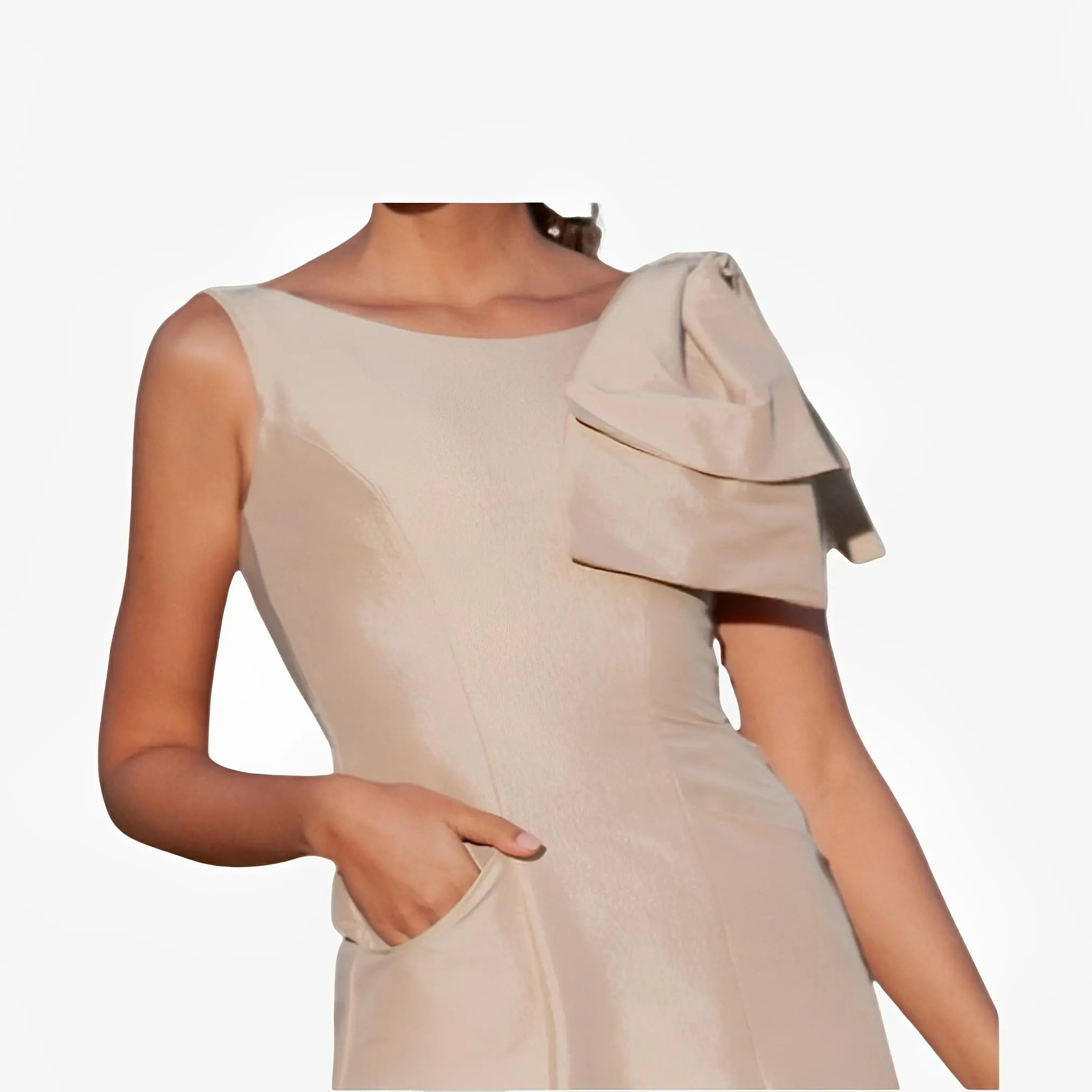Gold Bow Dress by Ton Âge